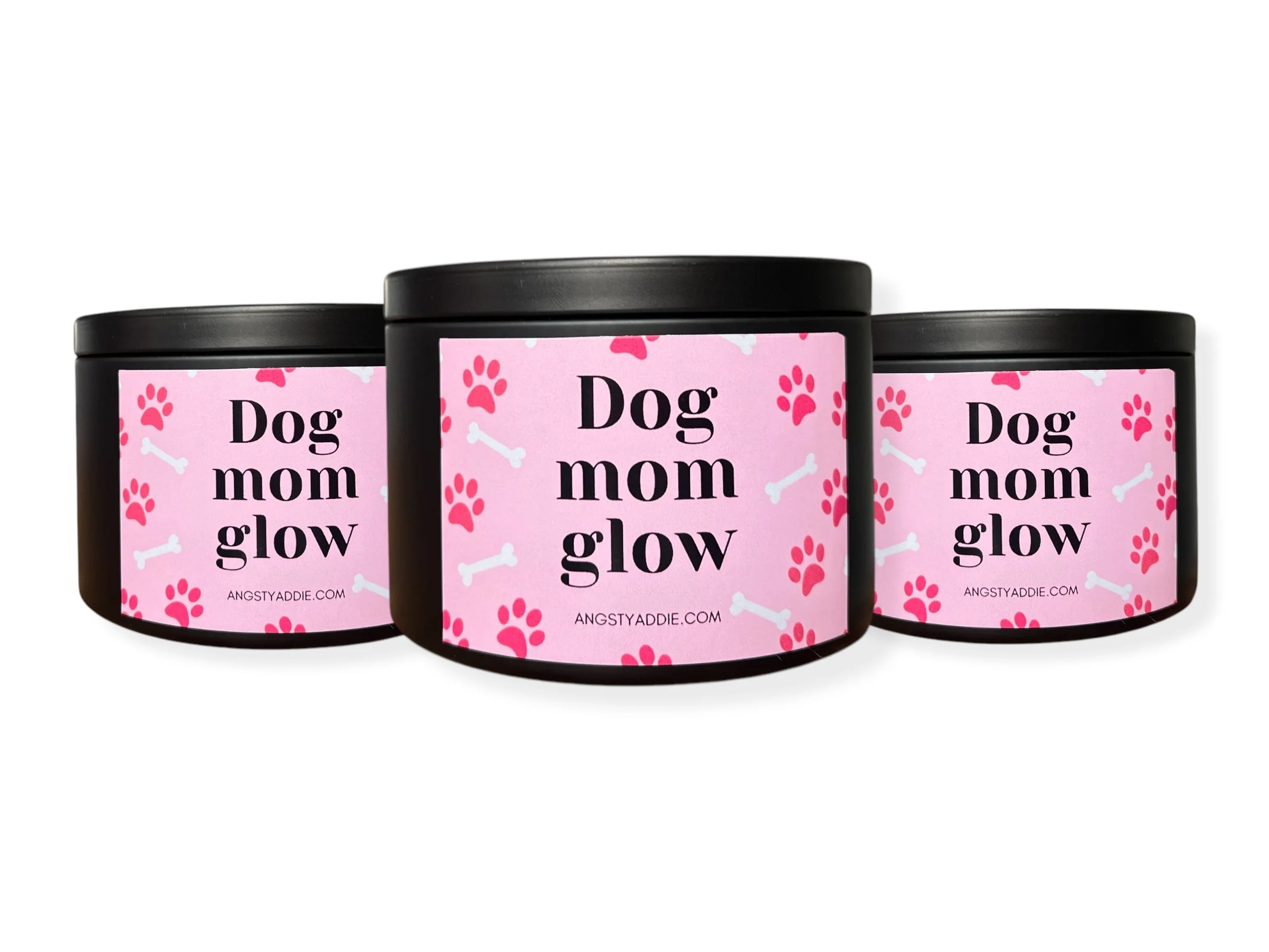 Dog Mom Glow candle by Angsty Addie - Image 2