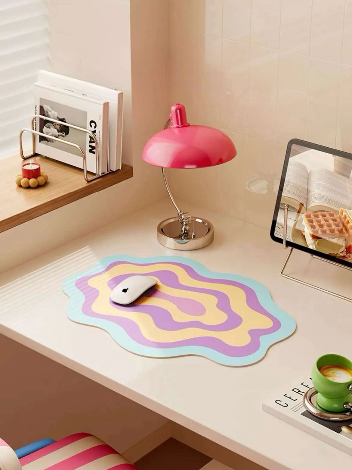 Dopamine Ripple Placemat Set of 4 Pcs for Whimsical Table Setting - Image 5