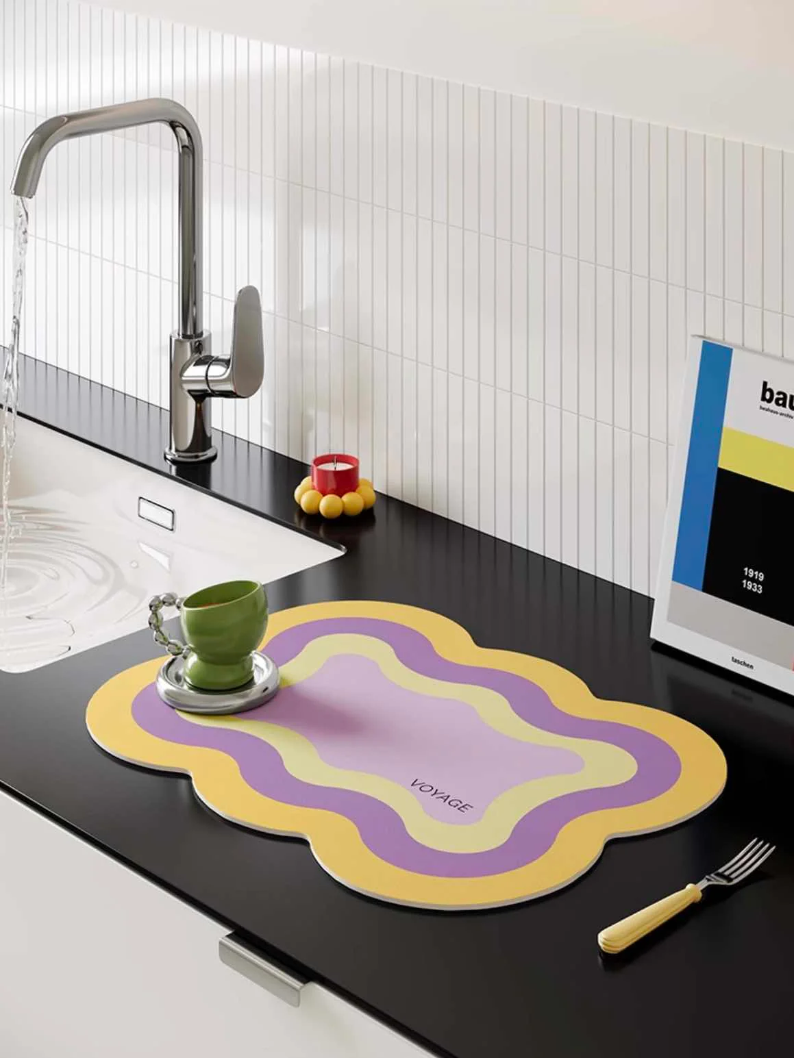Dopamine Scalloped-edge Placemat Set Of 4 Pcs for Whimsical Table Setting - Image 10
