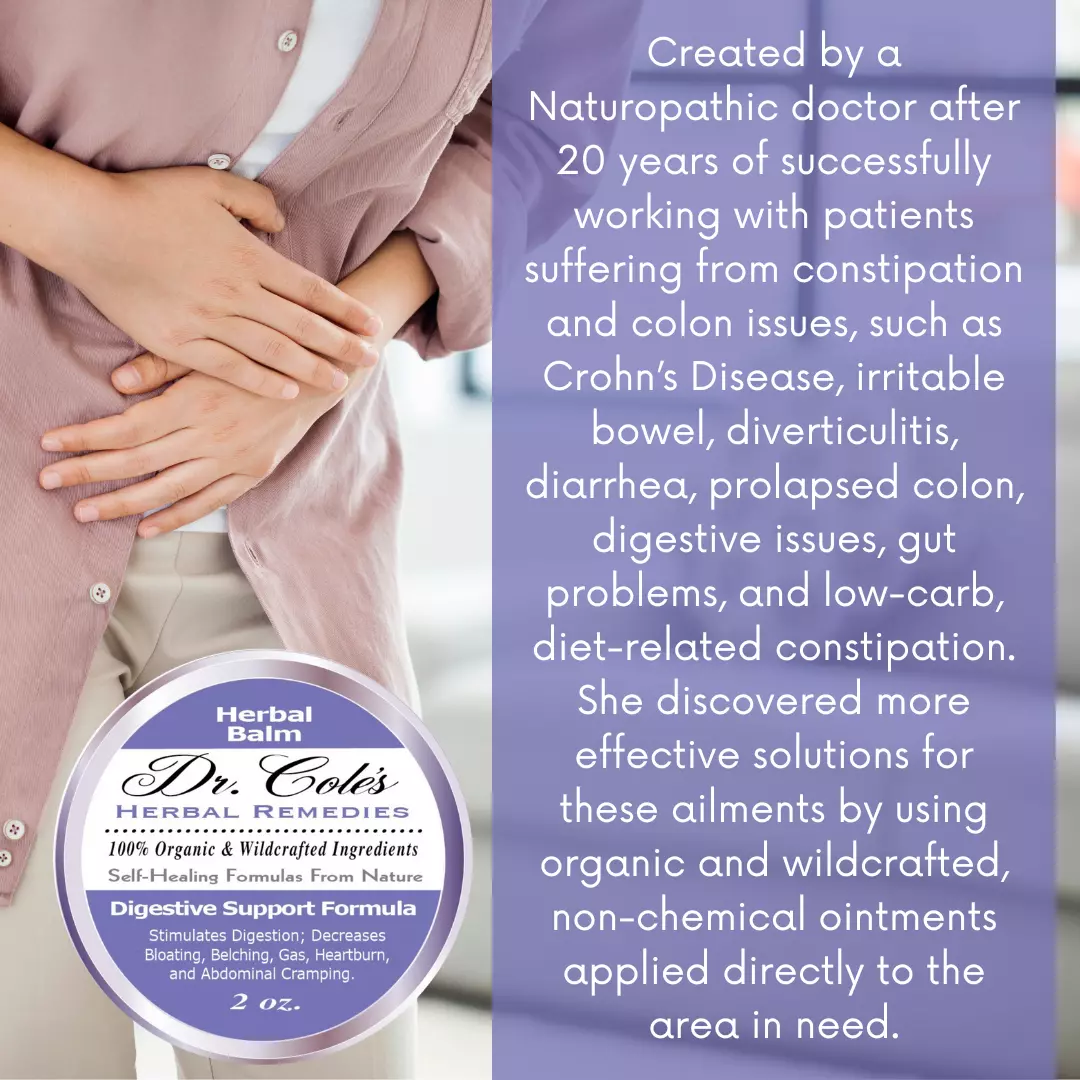 06 - Dr. Cole's Organic Digestive Support Herbal Balm - Image 11