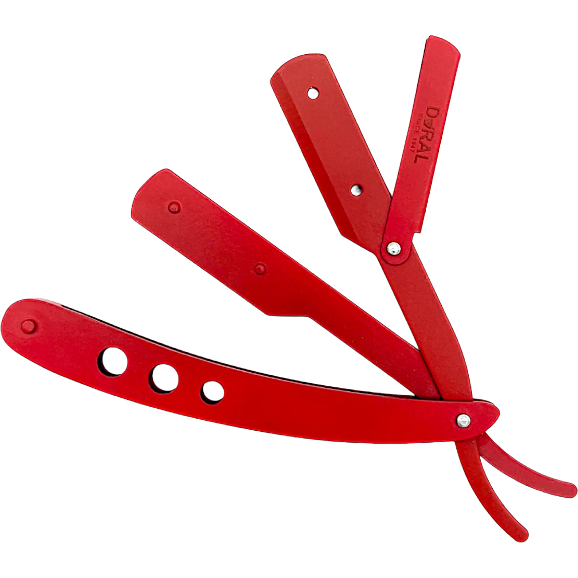 Dural Red Shavette Razor - Model: Harlow SE-063 3oz - Image 2