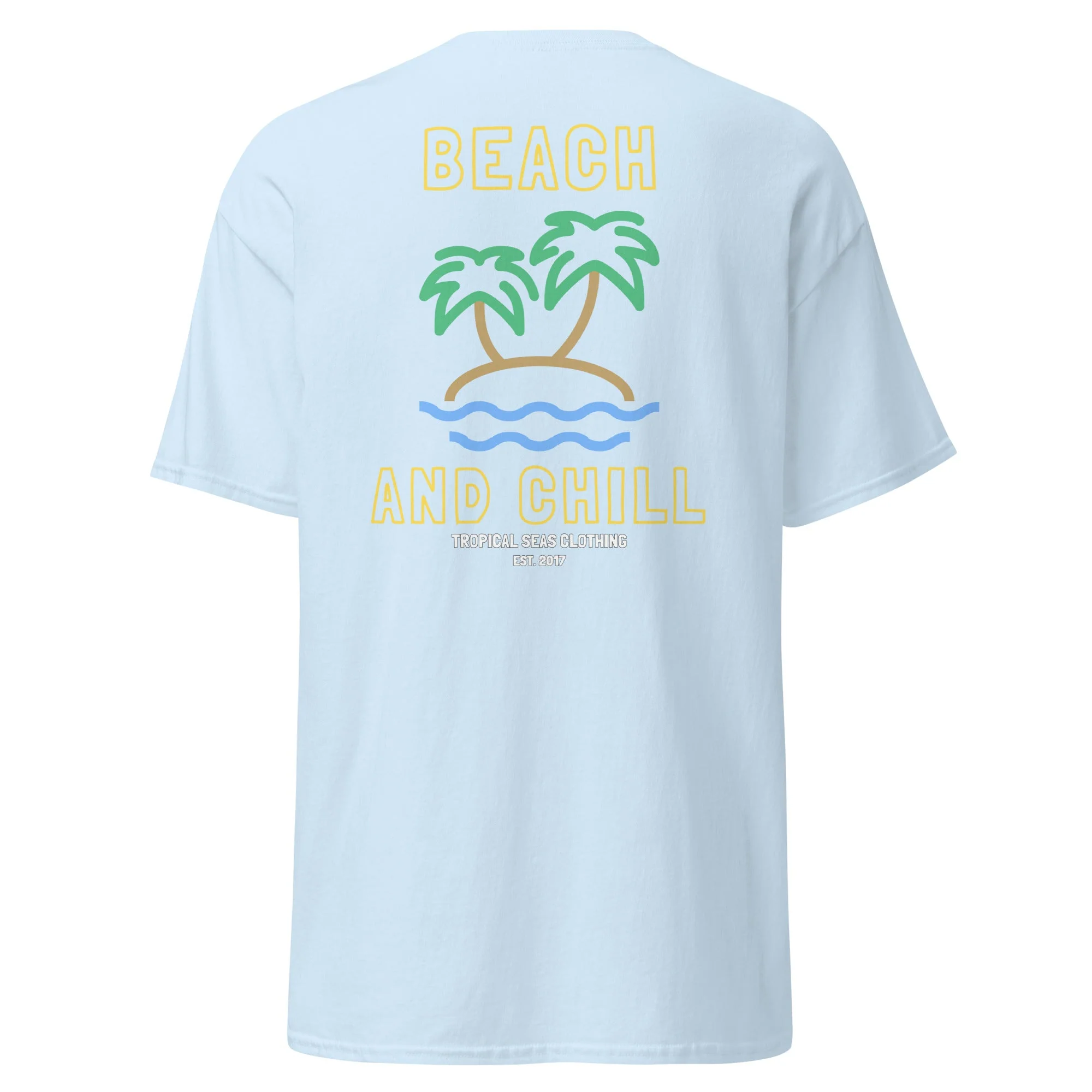 Embroidered Beach and Chill Classic Tee - Image 6