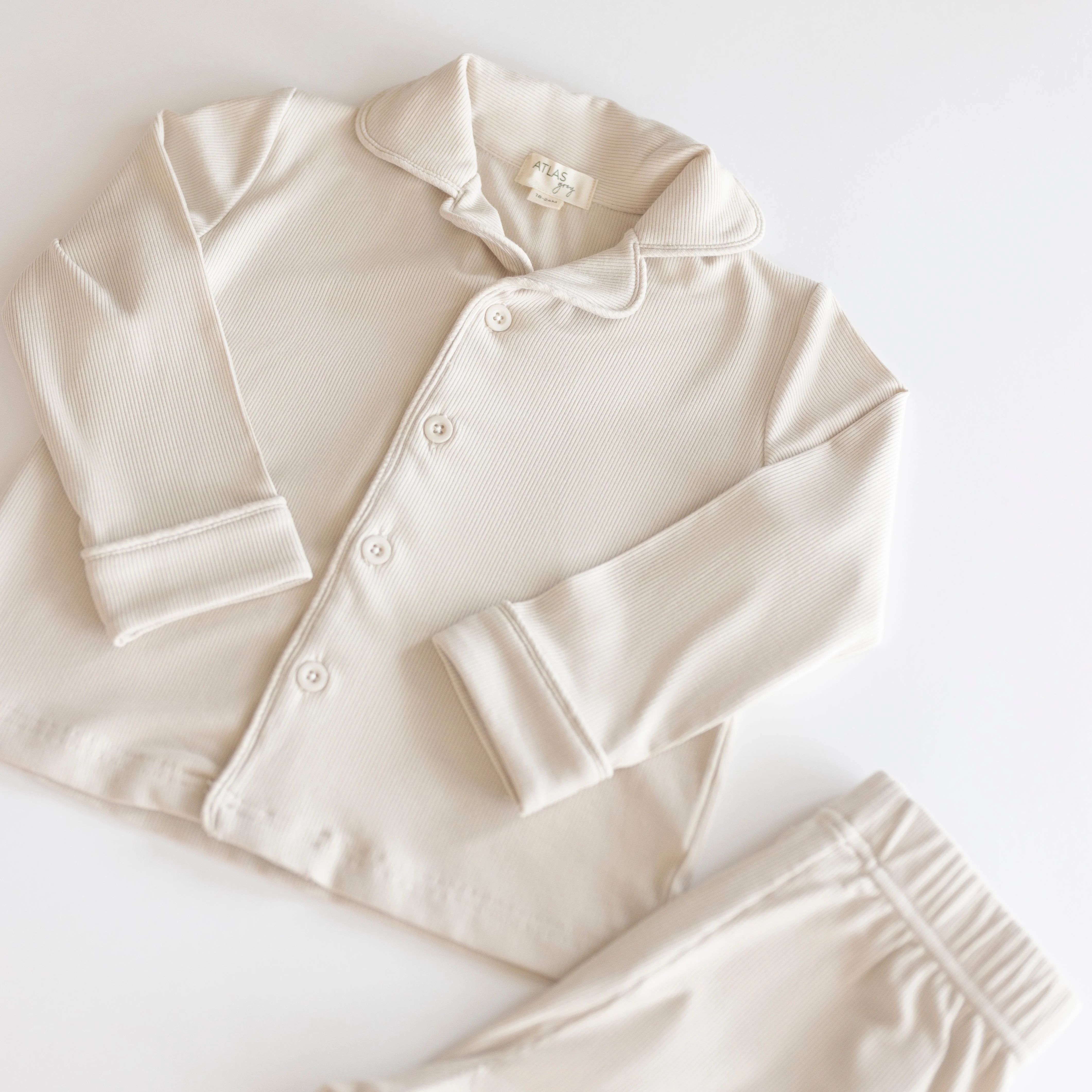 Essential Ribbed Pajamas - Image 3