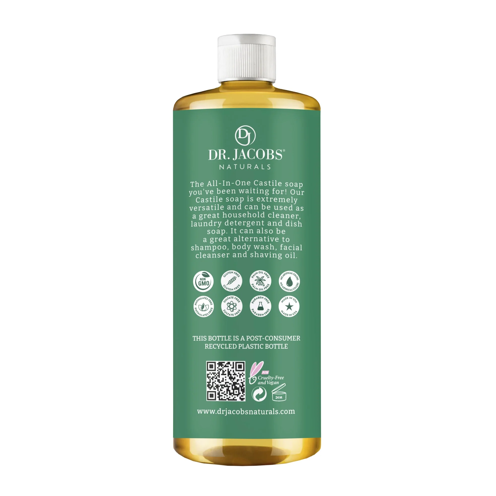 Eucalyptus All in 1 Castile Soap by Dr. Jacobs Naturals - Image 2