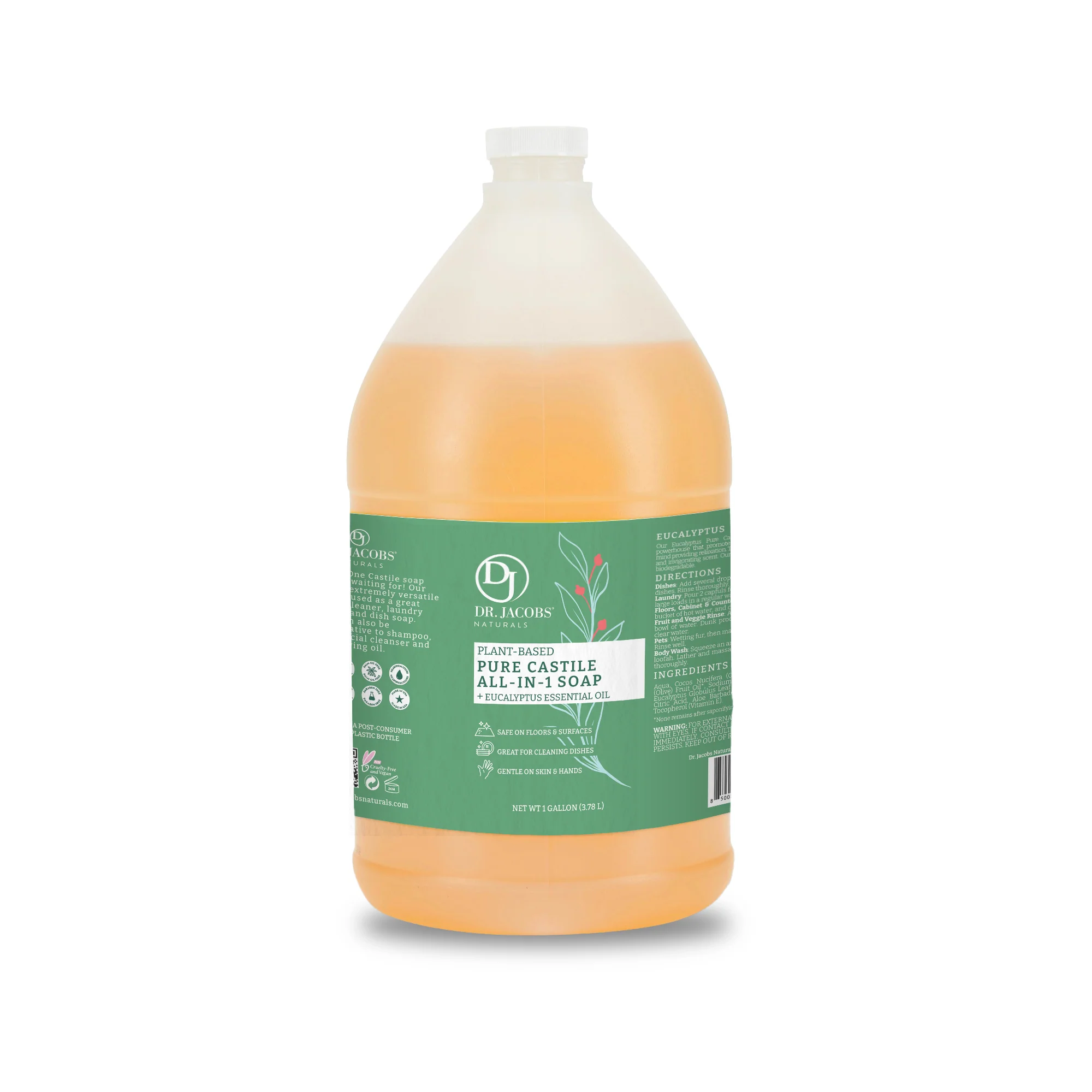 Eucalyptus All in 1 Castile Soap by Dr. Jacobs Naturals - Image 6