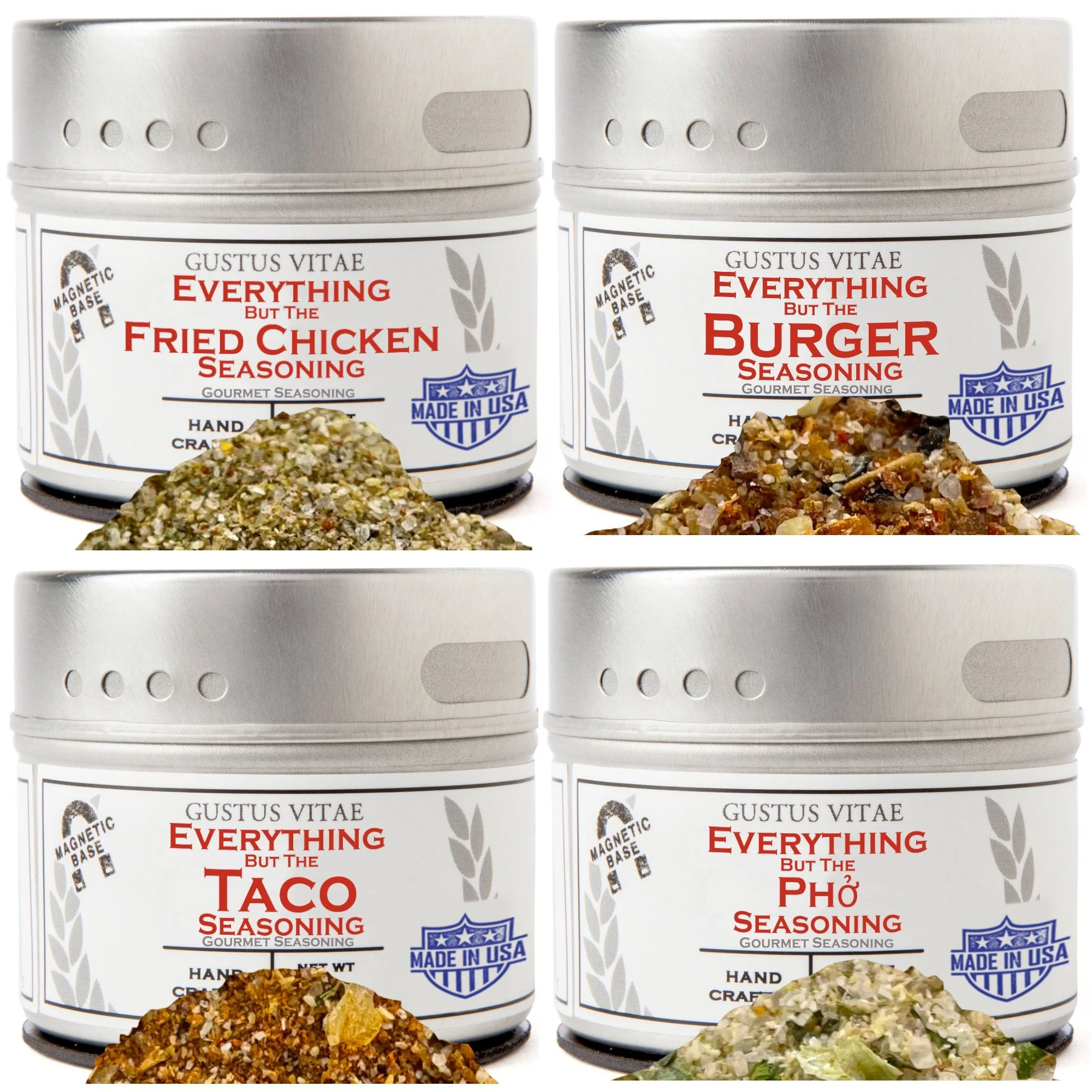 Everything But The Food Truck Favorite Flavors Collection | Set of 4 by Gustus Vitae