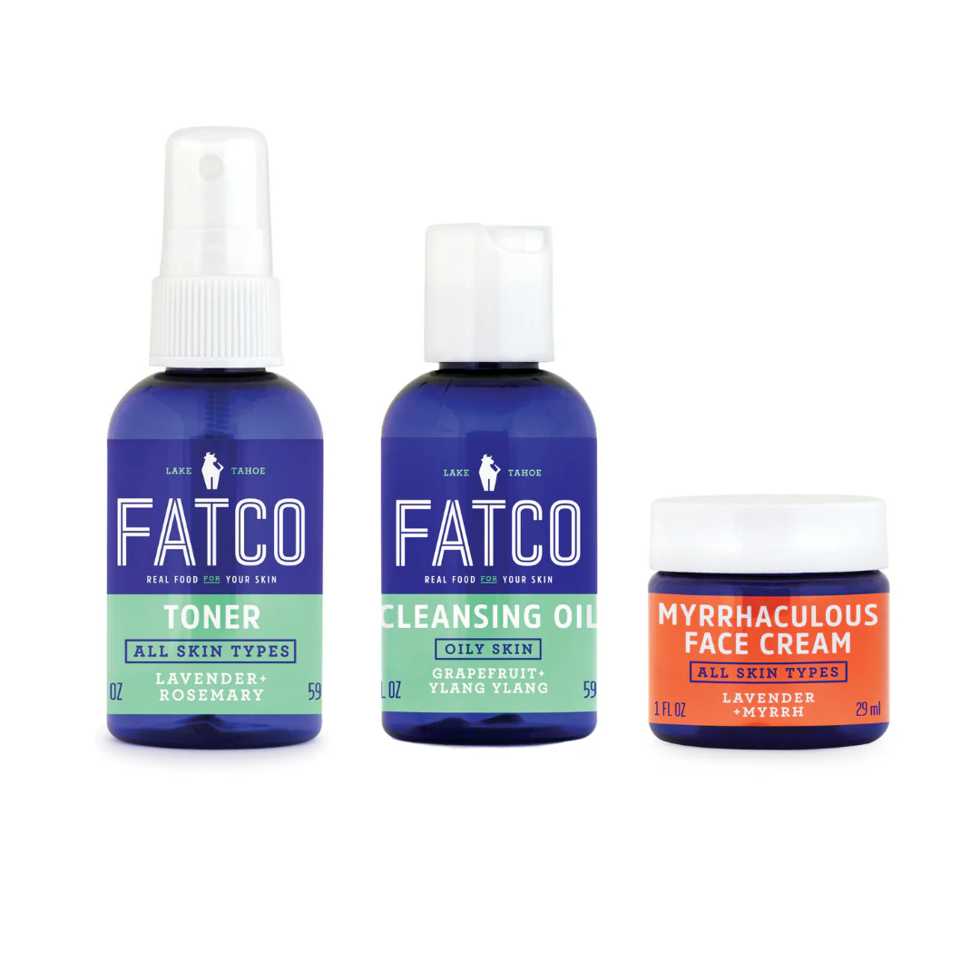 Facial Skincare Basics | Travel Size, Oily Skin by FATCO Skincare Products - Image 2