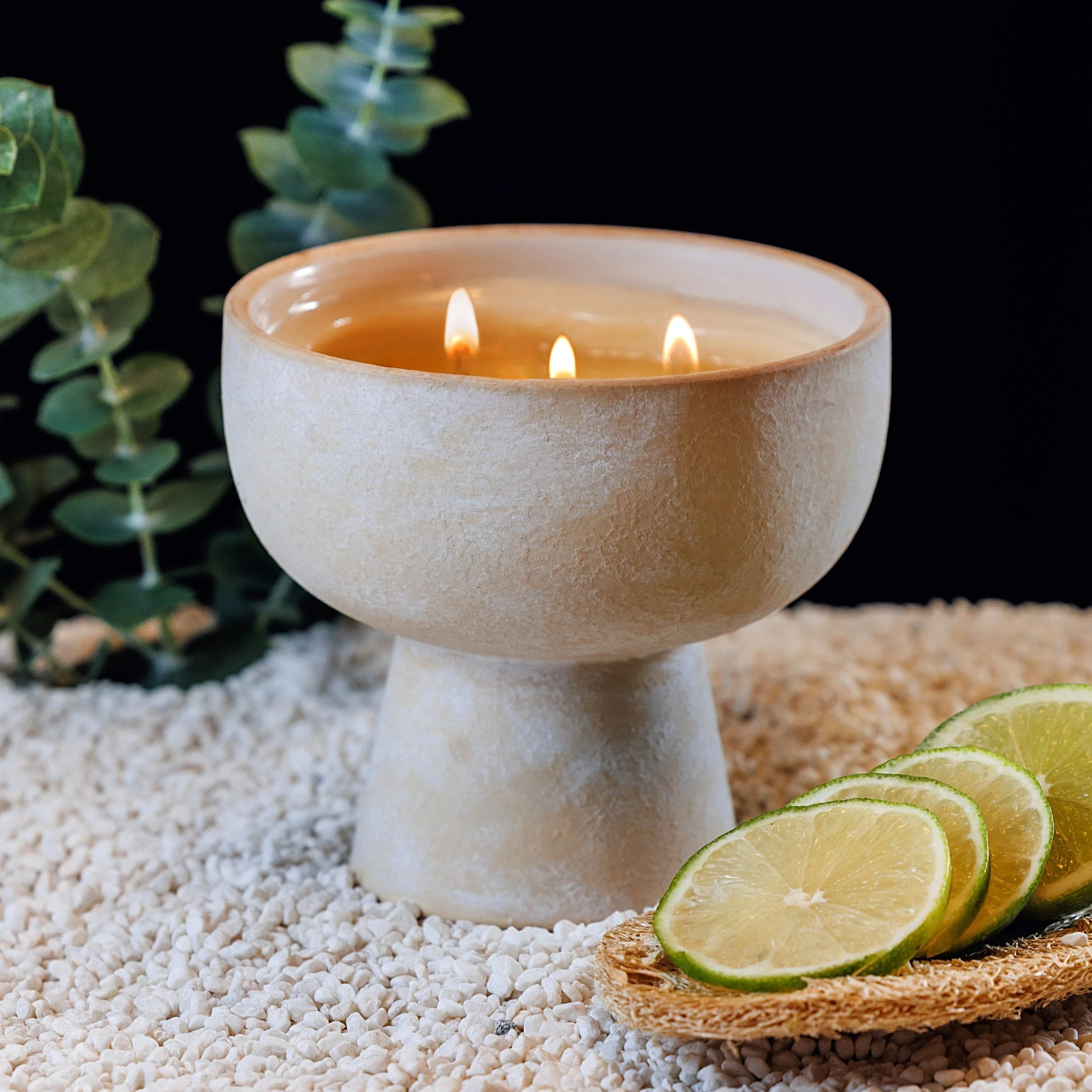 Focus - Ceramic Refillable Candle - Eucalyptus & Lime - Image 7