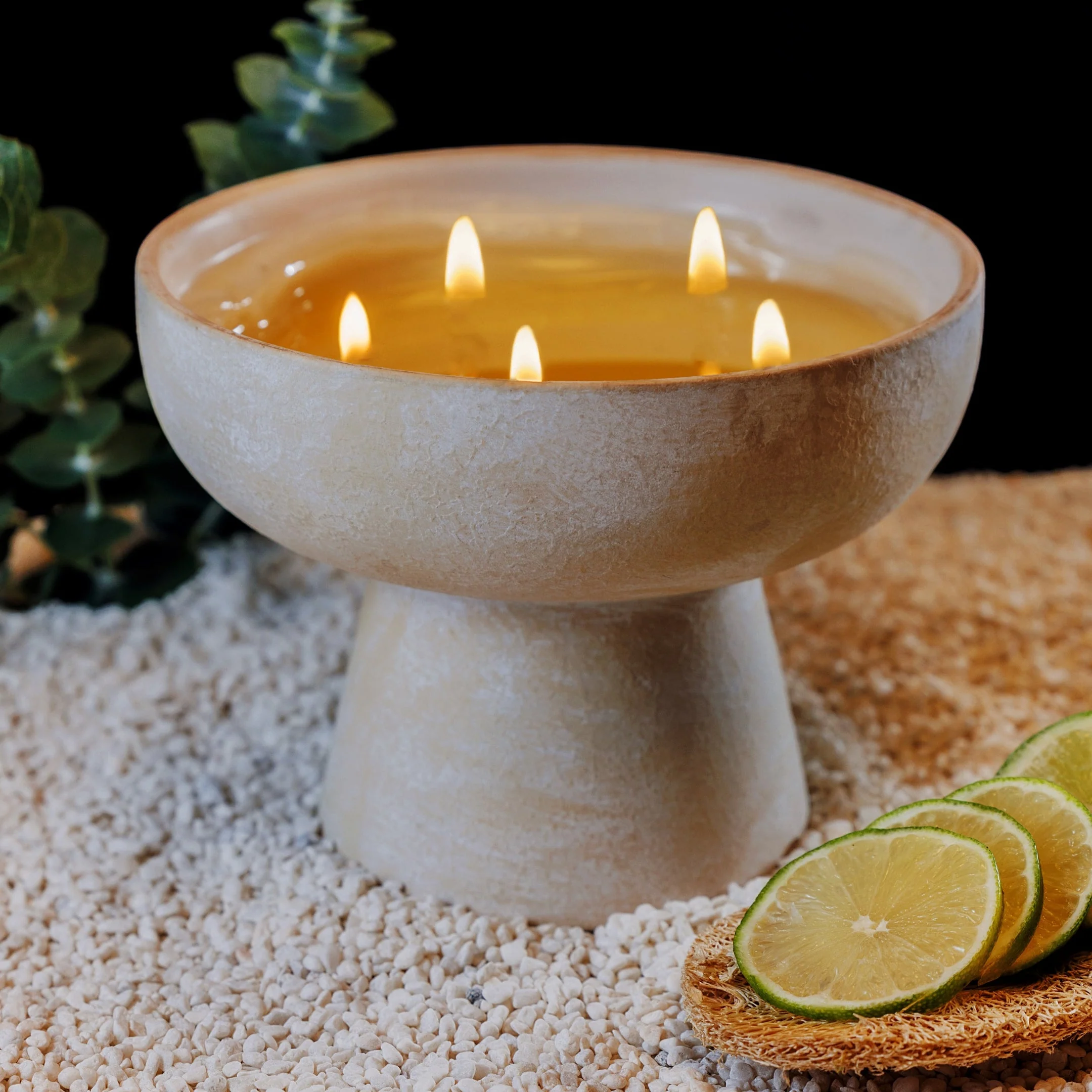 Focus - Ceramic Refillable Candle - Eucalyptus & Lime - Image 8