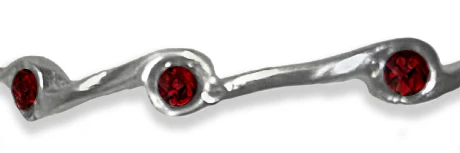 Garnet Birthstone Stacker Ring by The Urban Charm - Image 5