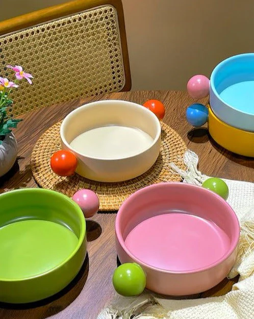 Gelato Pasta Bowl - Cute Dopamine Whimsical Ceramic Dinnerware - Image 4