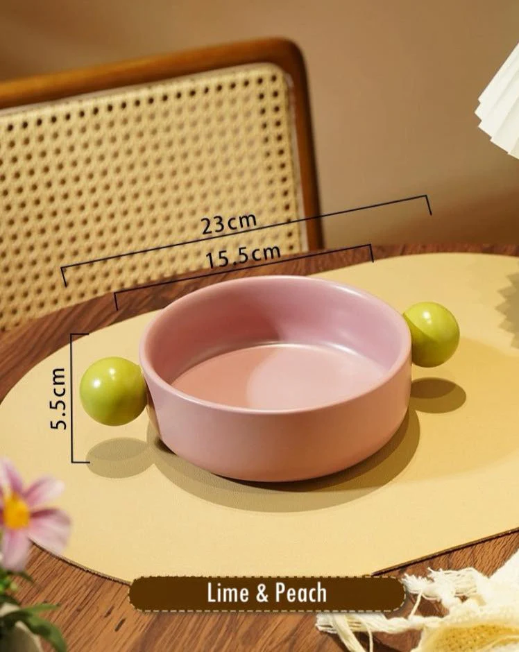 Gelato Pasta Bowl - Cute Dopamine Whimsical Ceramic Dinnerware - Image 9