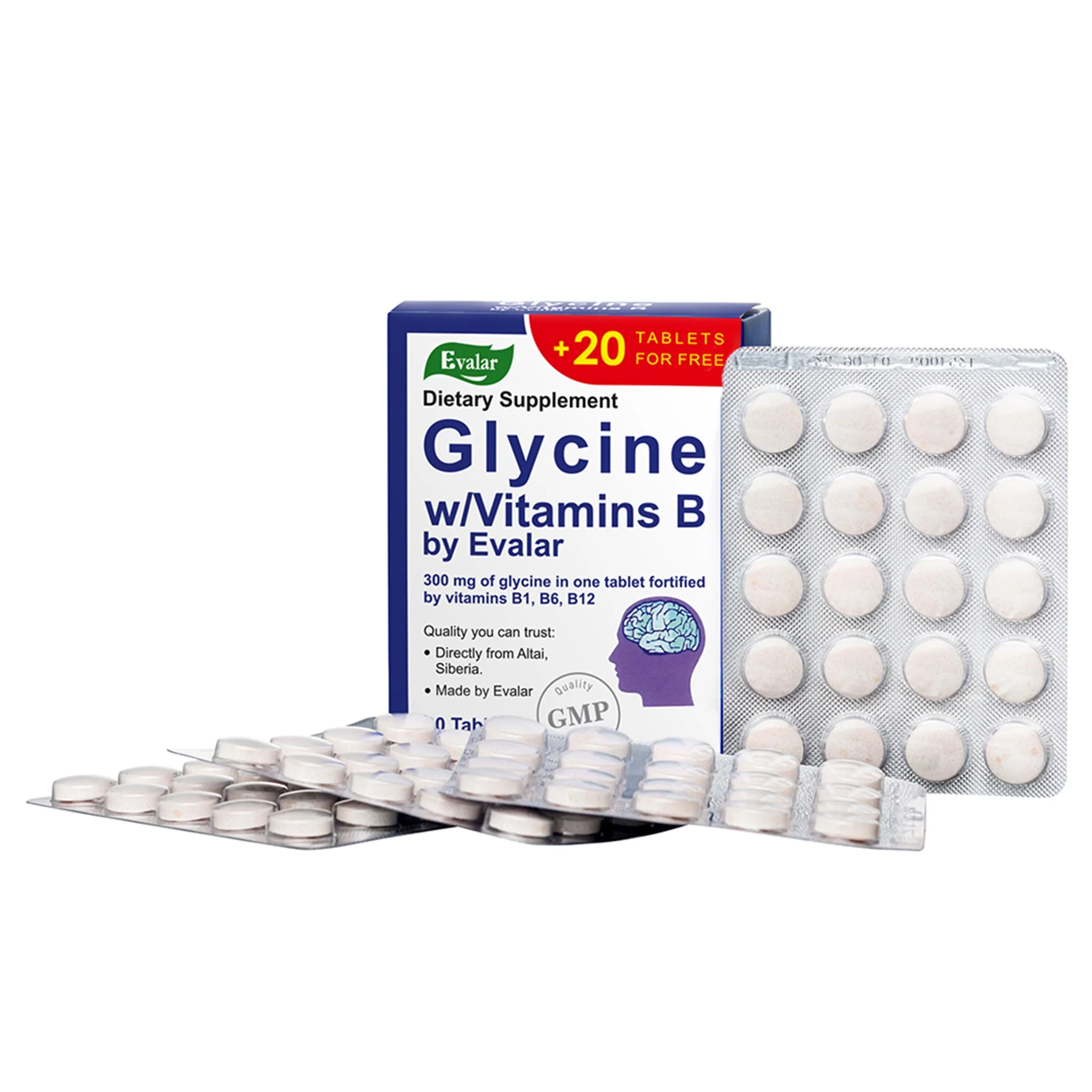 Glycine Forte Evalar 60 Tabs - Image 5