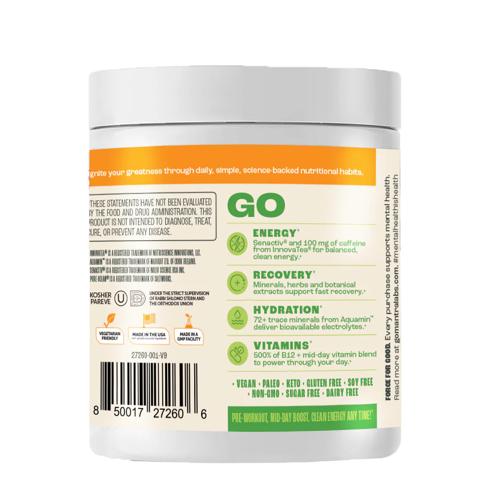 Go The Pre-Workout Energy Booster Supplement - Image 2