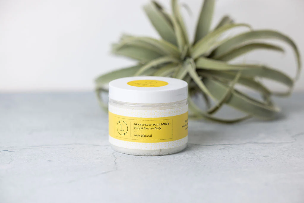 Grapefruit Body Salt Scrub - Moisturizing and fresh - Image 3