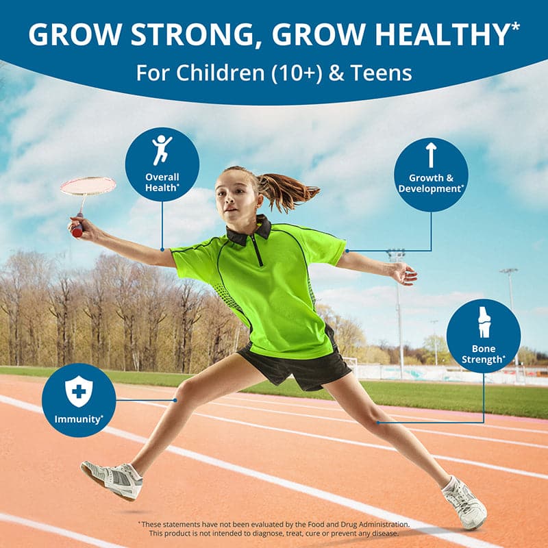 Grow Power, For Children & Teens, 60 Capsules by NuBest Nutrition® - Image 2