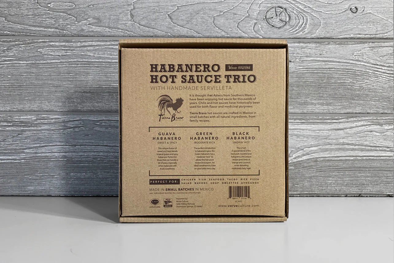 Habanero Hot Sauce Trio & Servilleta by Verve Culture - Image 4