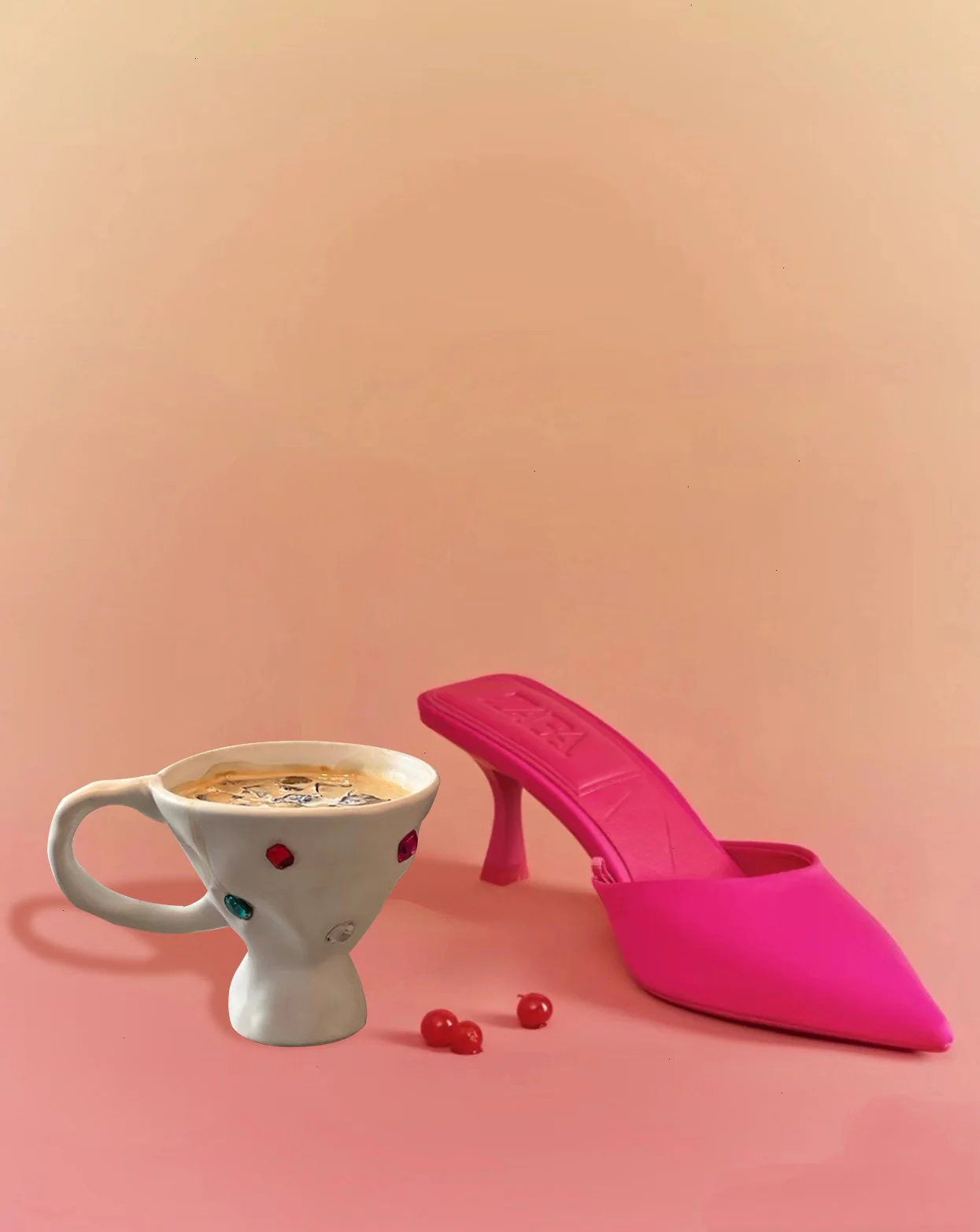Handmade Ceramic Gemstone Irregular Coffee Mugs - Image 3