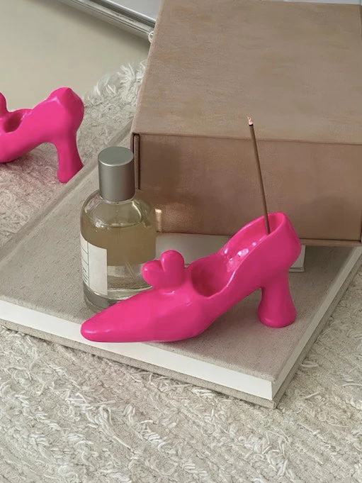 Handmade Funky Memphis Heels Incense Holder Set Of 2 Pcs - Image 6
