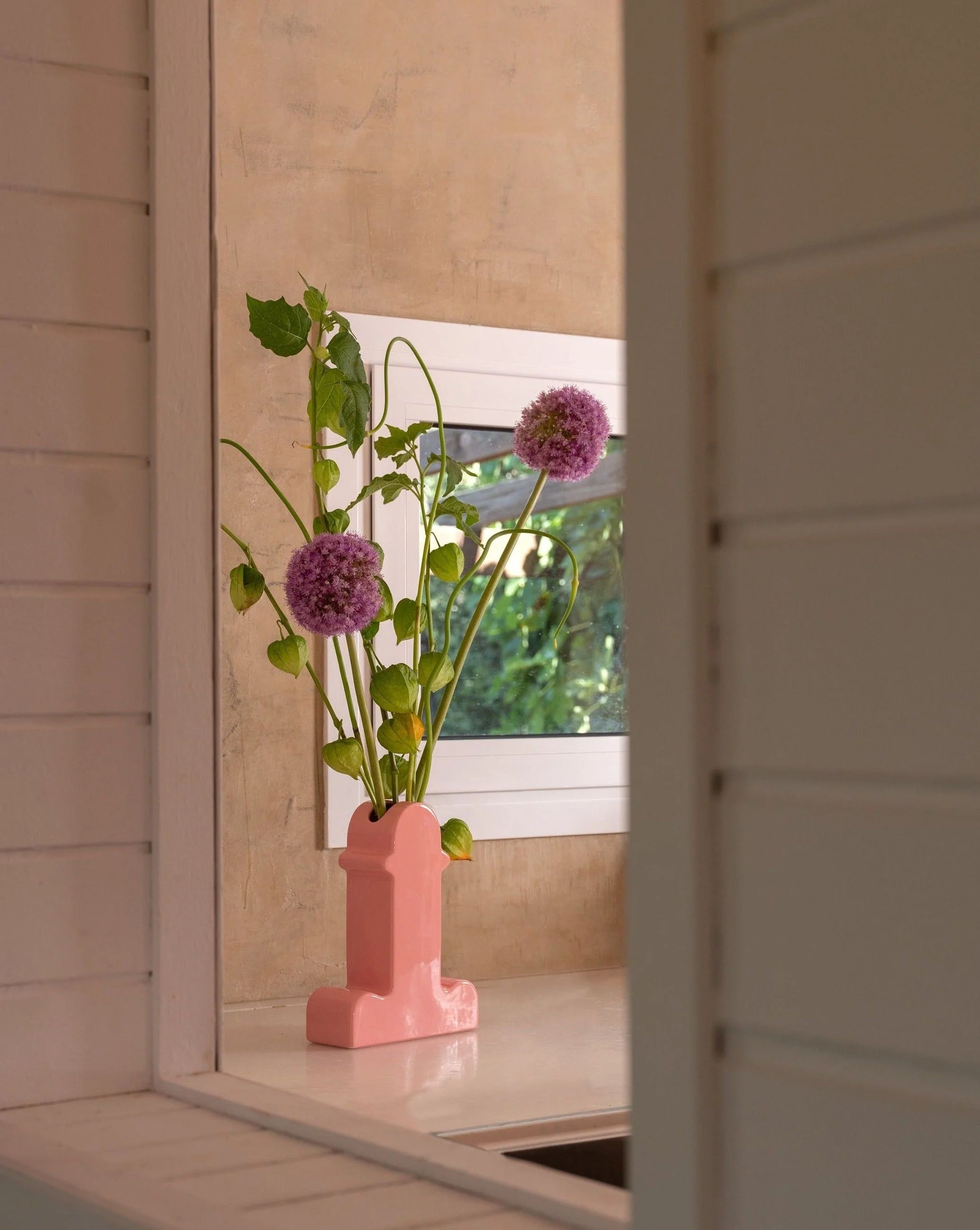 Handmade Memphis Ceramic Dick Vase | Decorative Shiva Flower Vase - Image 8