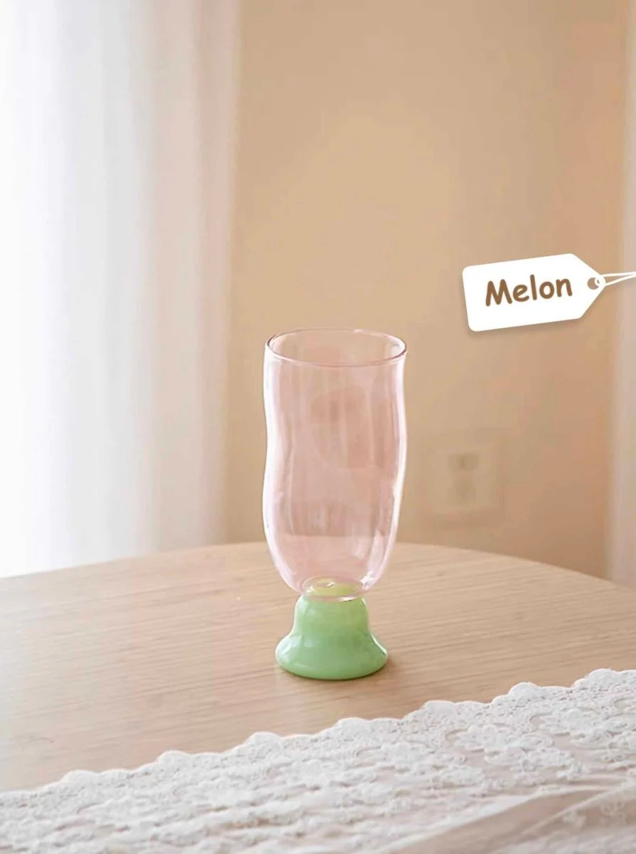 Handmade Wavy Beer Glasses - Retro Whimsical Eclectic Beer Mug - Image 9
