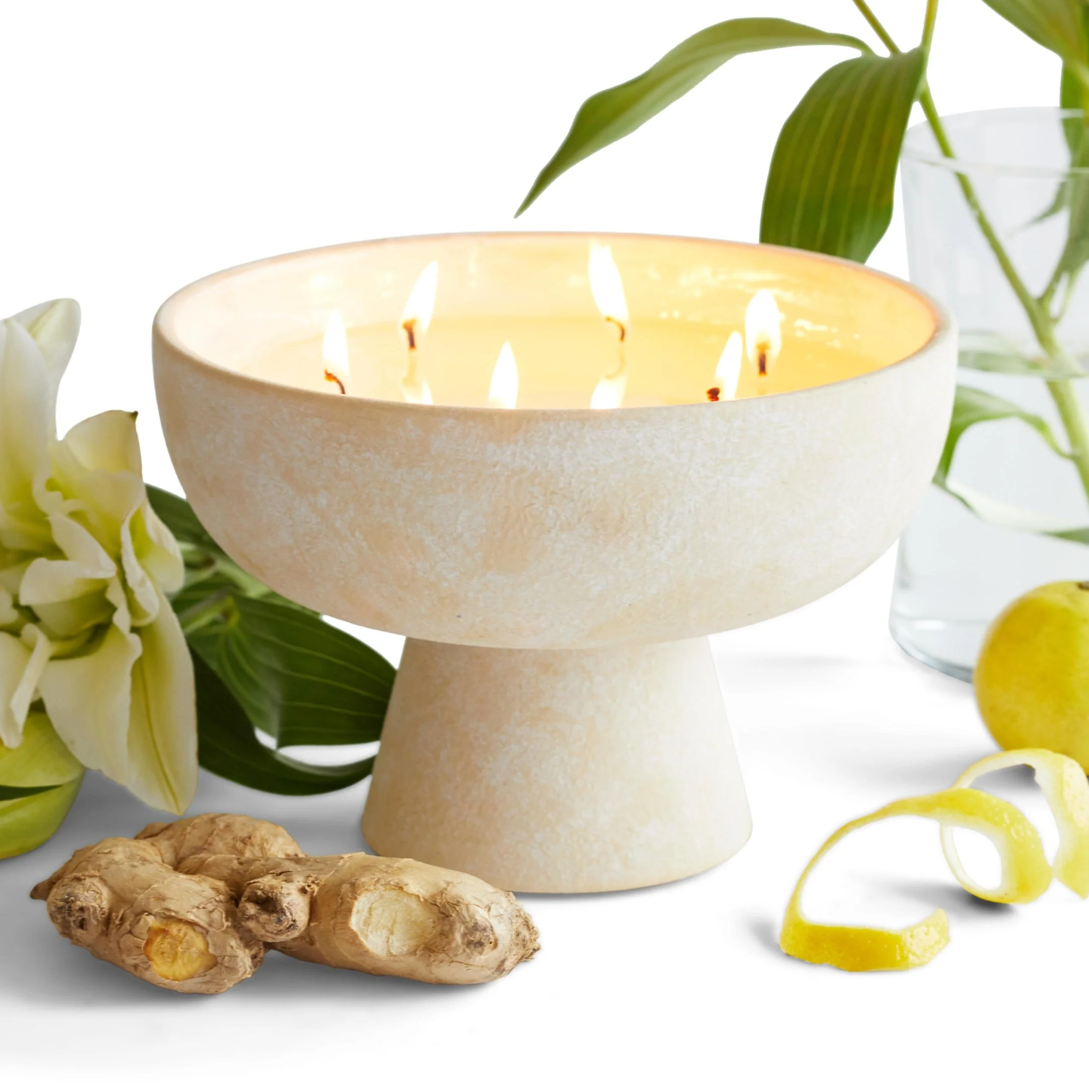 Happiness - Ceramic Refillable Candle - Yuzu & Ginger - Image 10