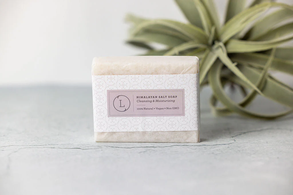 Himalayan Salt Soap Bar, Natural Unscented Soap, Vegan Handmade Soap - Image 3