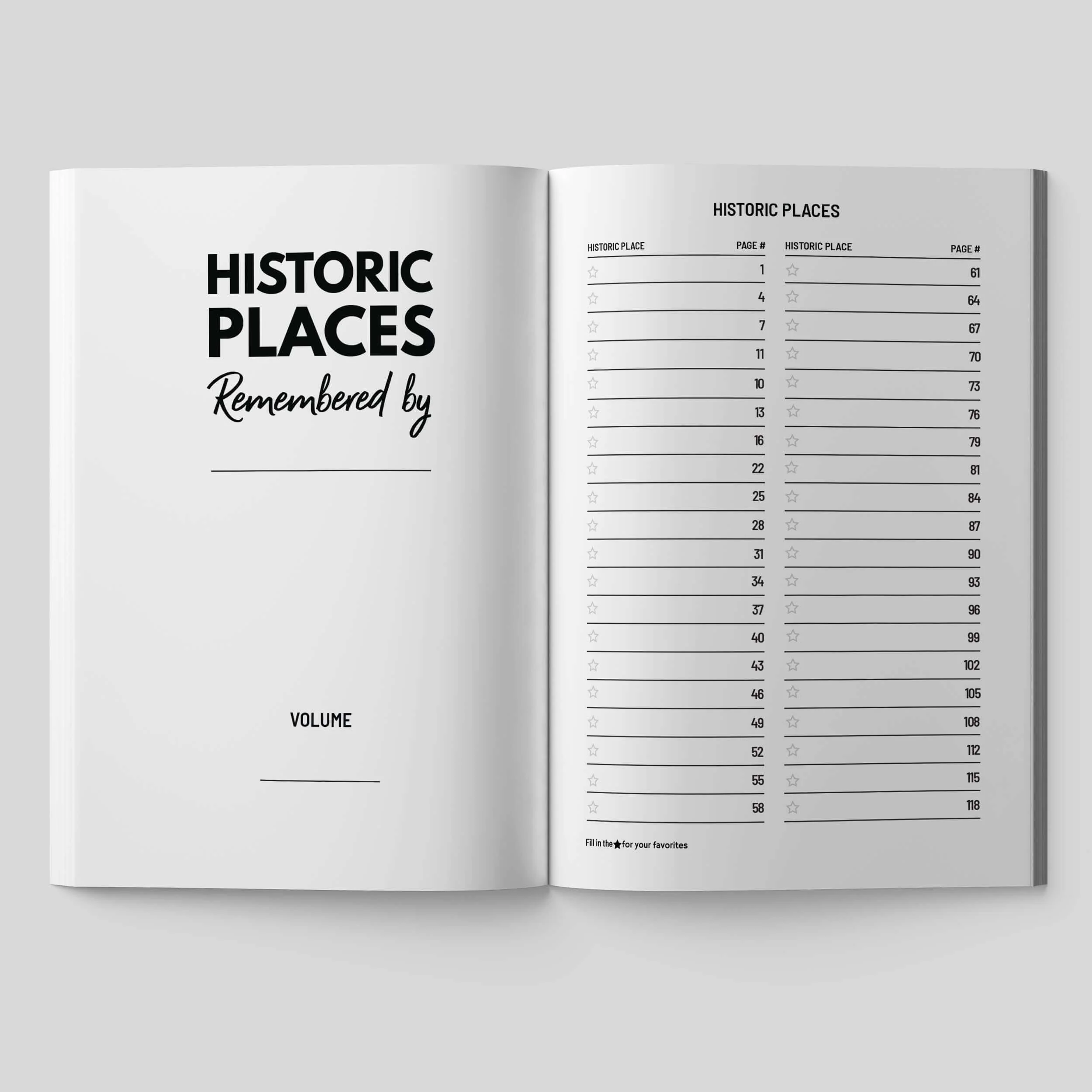 Historic Places Remembered: A Historic Site Logbook by Timeside - Image 3