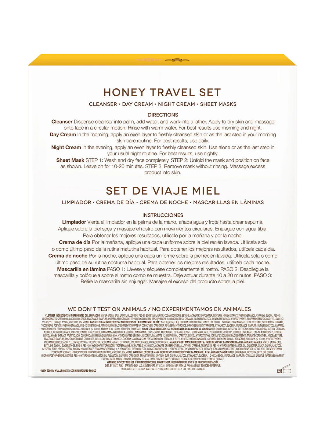 Honey Travel Set by EarthToSkin - Image 2