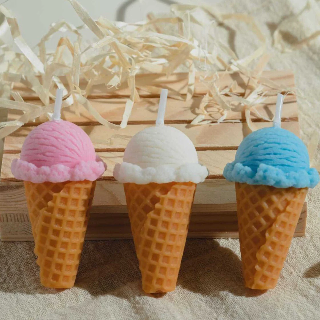 Ice Cream Birthday Candle - Image 2