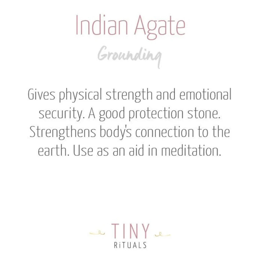 Indian Agate Worry Stone by Tiny Rituals - Image 6