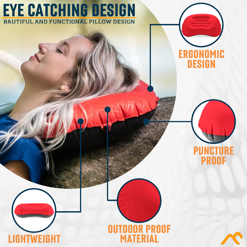 Inflatable Camping Pillow - Image 5
