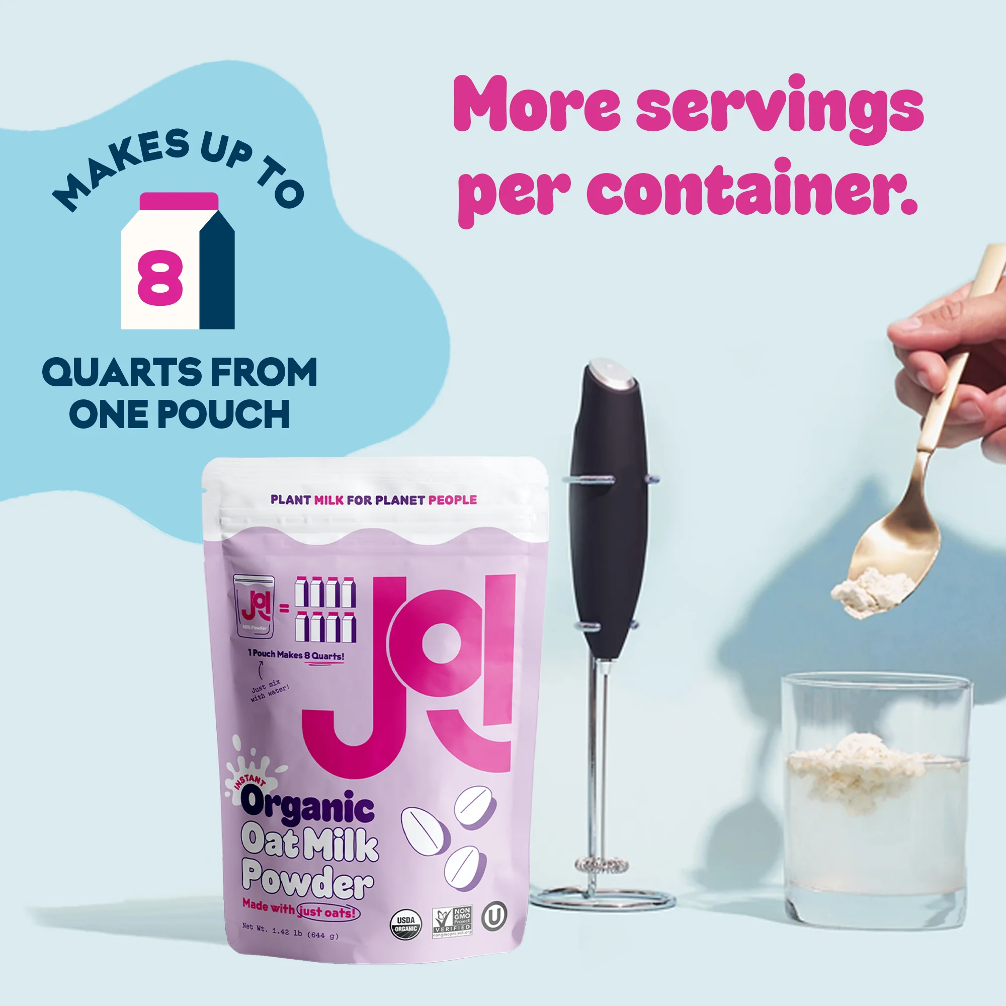 Instant Organic Oat Milk, 2-Pack by JOI - Image 4