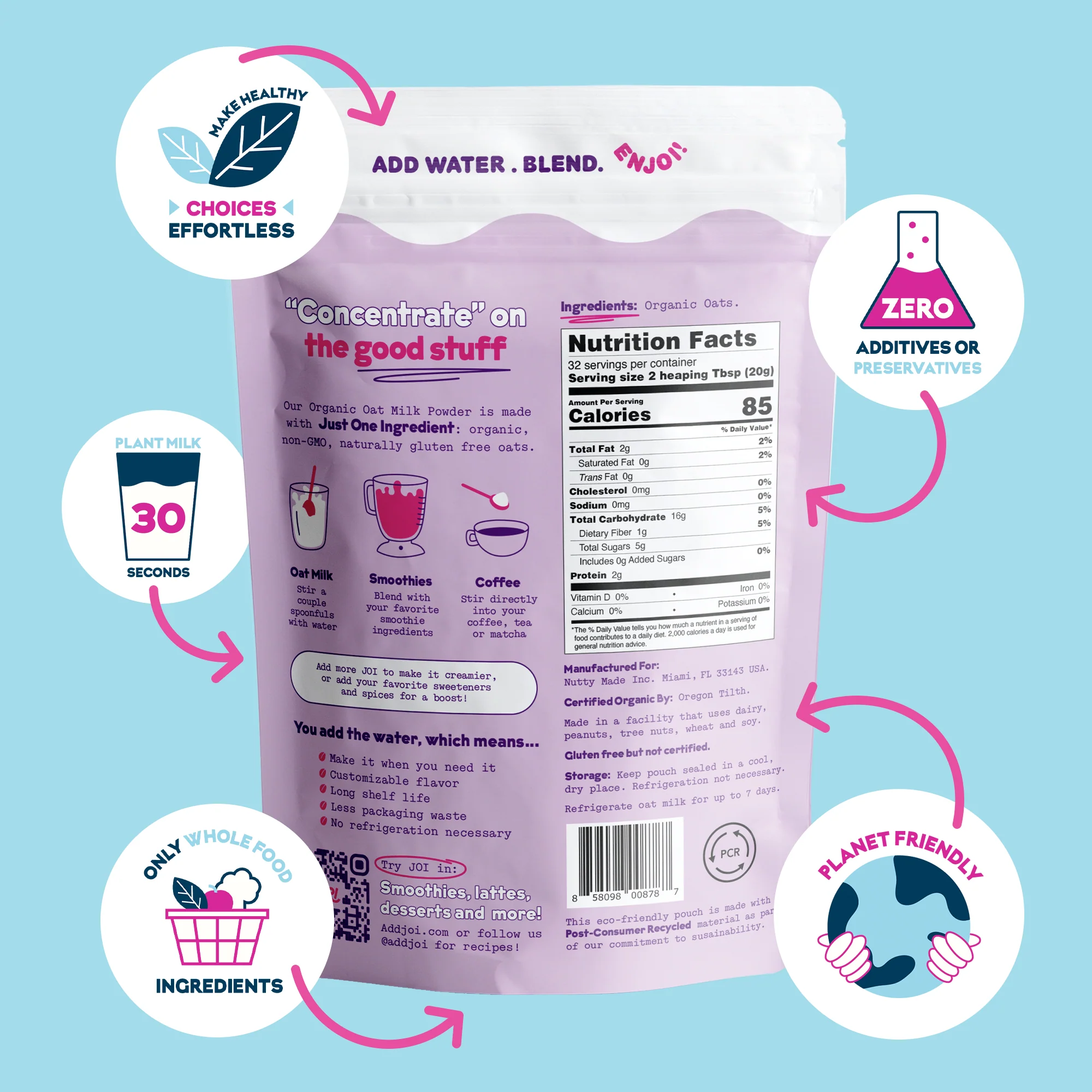 Instant Organic Oat Milk by JOI - Image 3