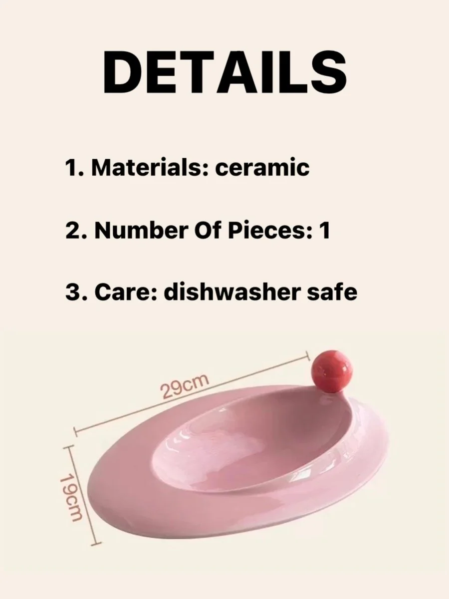 Handmade Jelly Bean Ceramic Rim Soup Bowl, Dopamine Table Setting Decor - Image 8