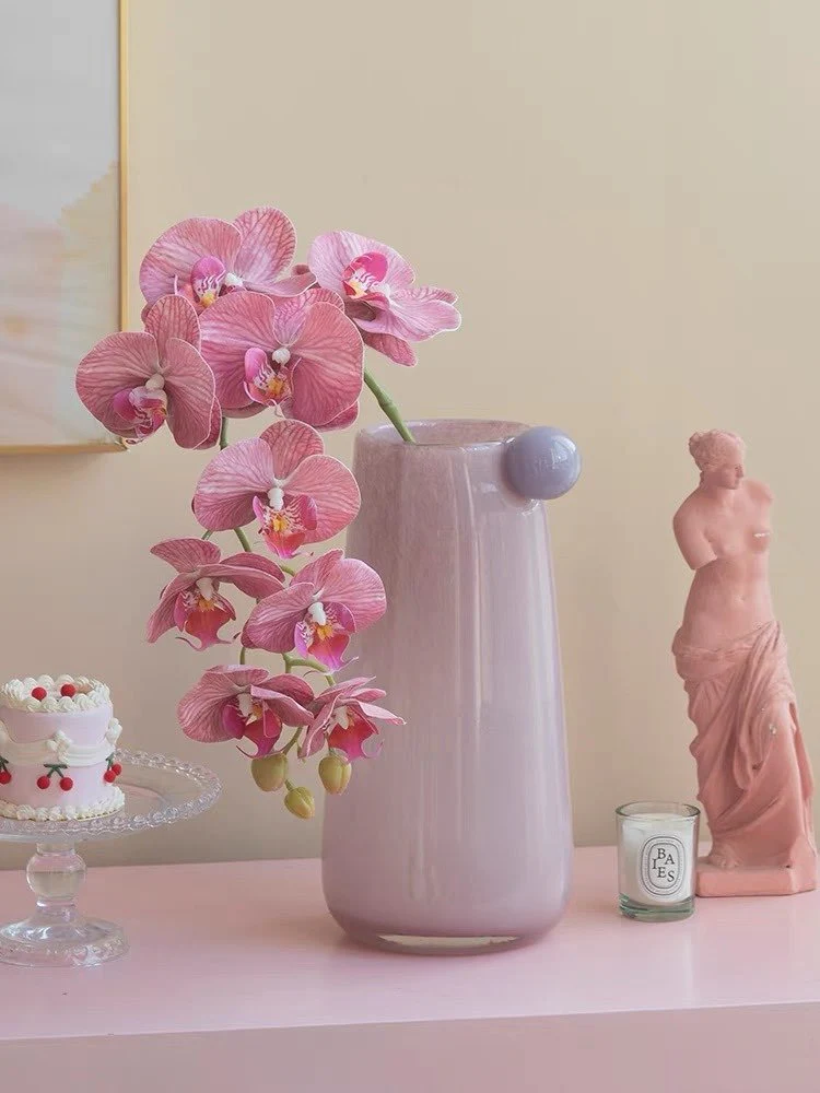 Jelly Bean Cylinder Vase - Whimsical Dopamine Centerpiece Vase for Gorgeous Tablescape - Image 4