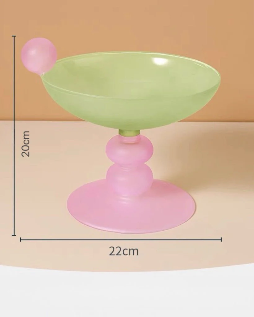 Jelly Bean Footed Tray Fruit Bowl - Whimsical Dopamine Table Setting Centerpiece - Image 9