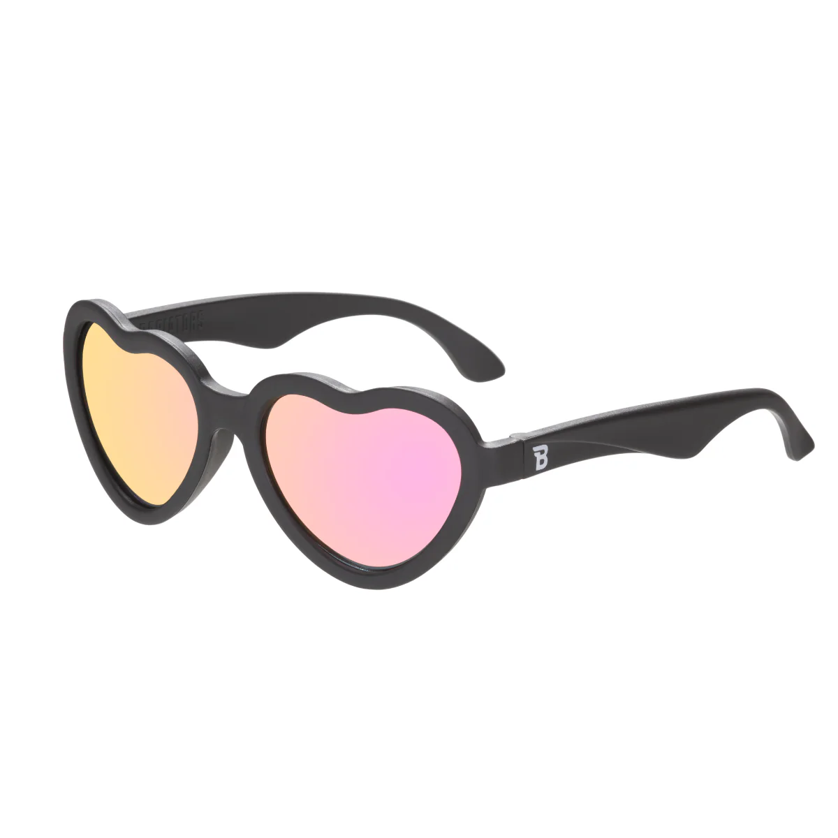 Jet Black | Pink Mirrored Lenses - Image 2