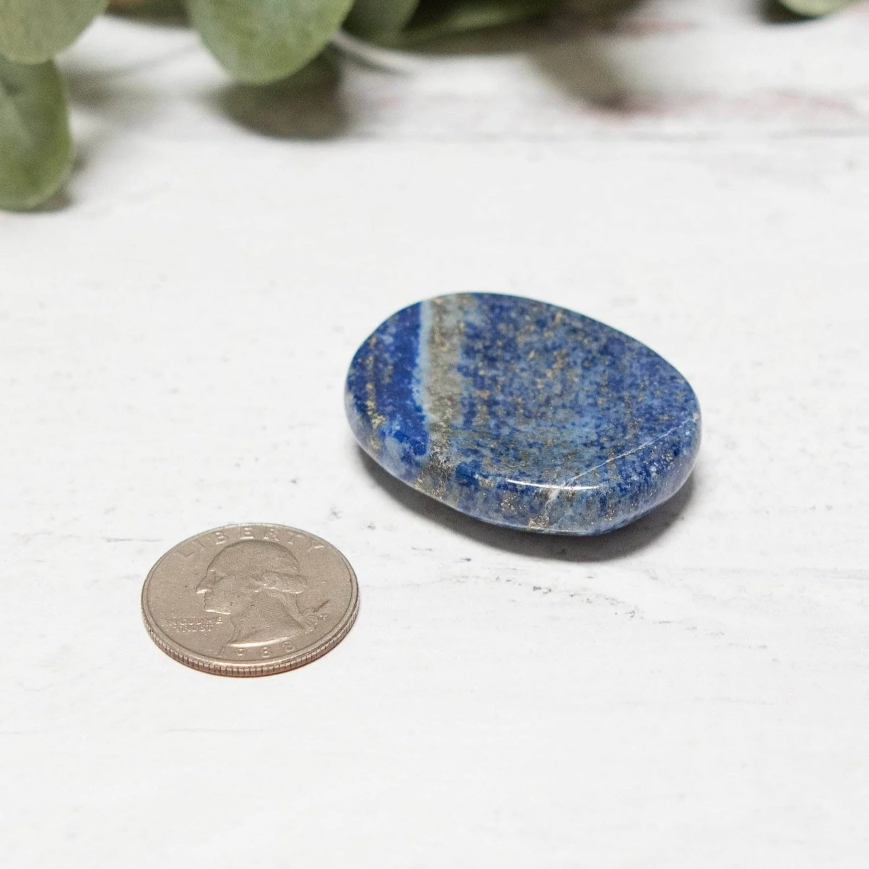 Lapis Lazuli Worry Stone by Tiny Rituals - Image 2