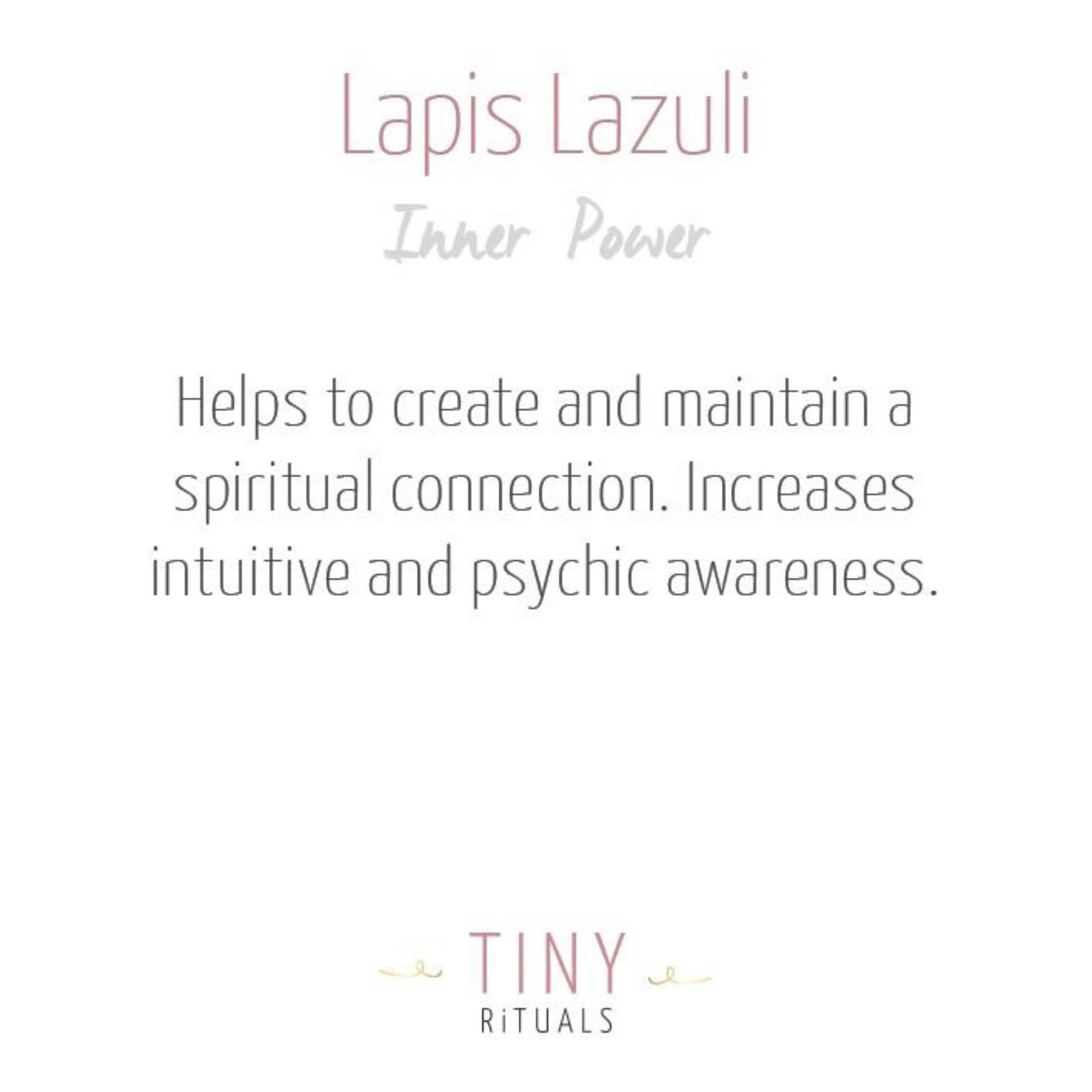 Lapis Lazuli Worry Stone by Tiny Rituals - Image 3