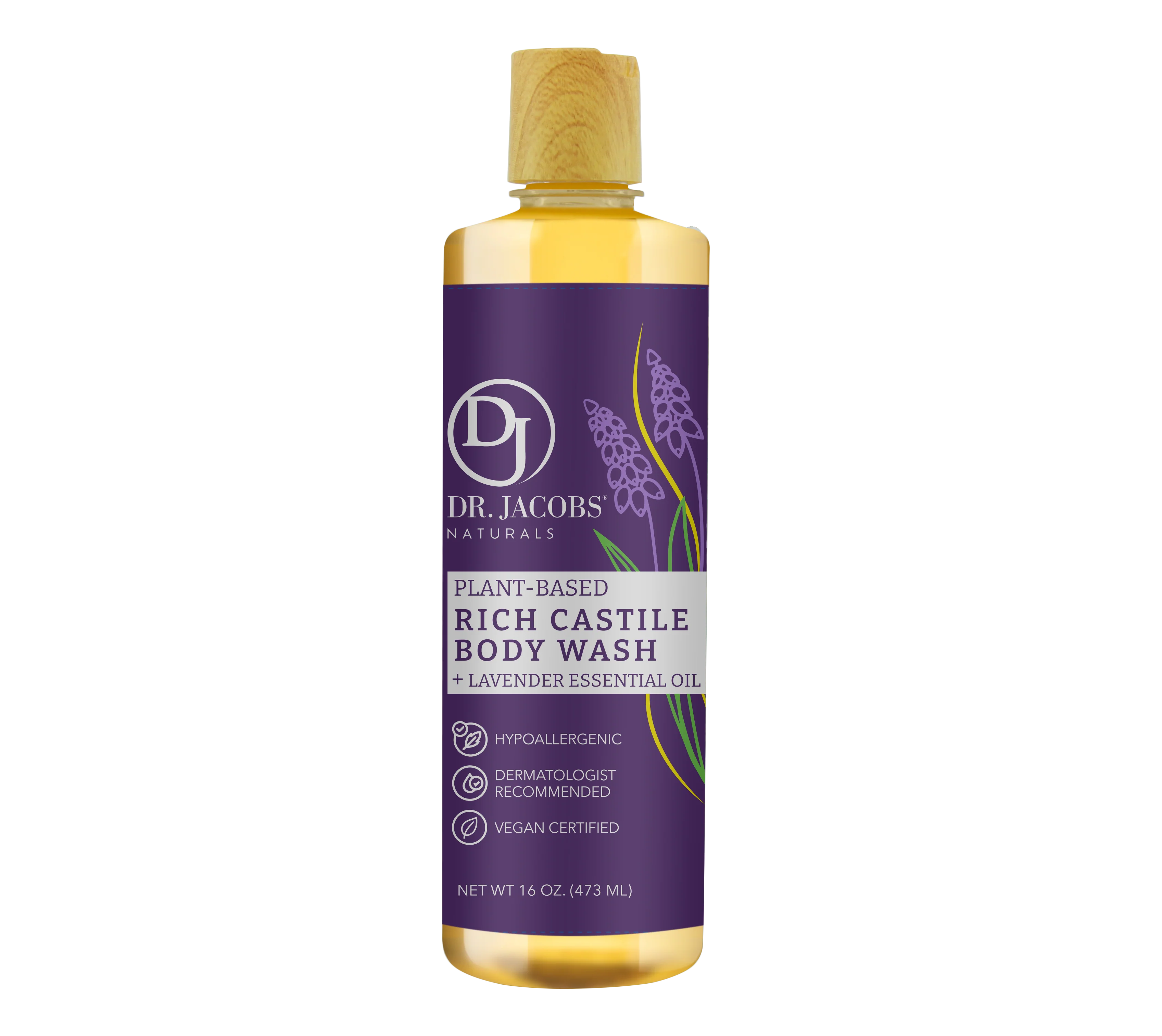 Lavender Castile Body Wash by Dr. Jacobs Naturals - Image 5
