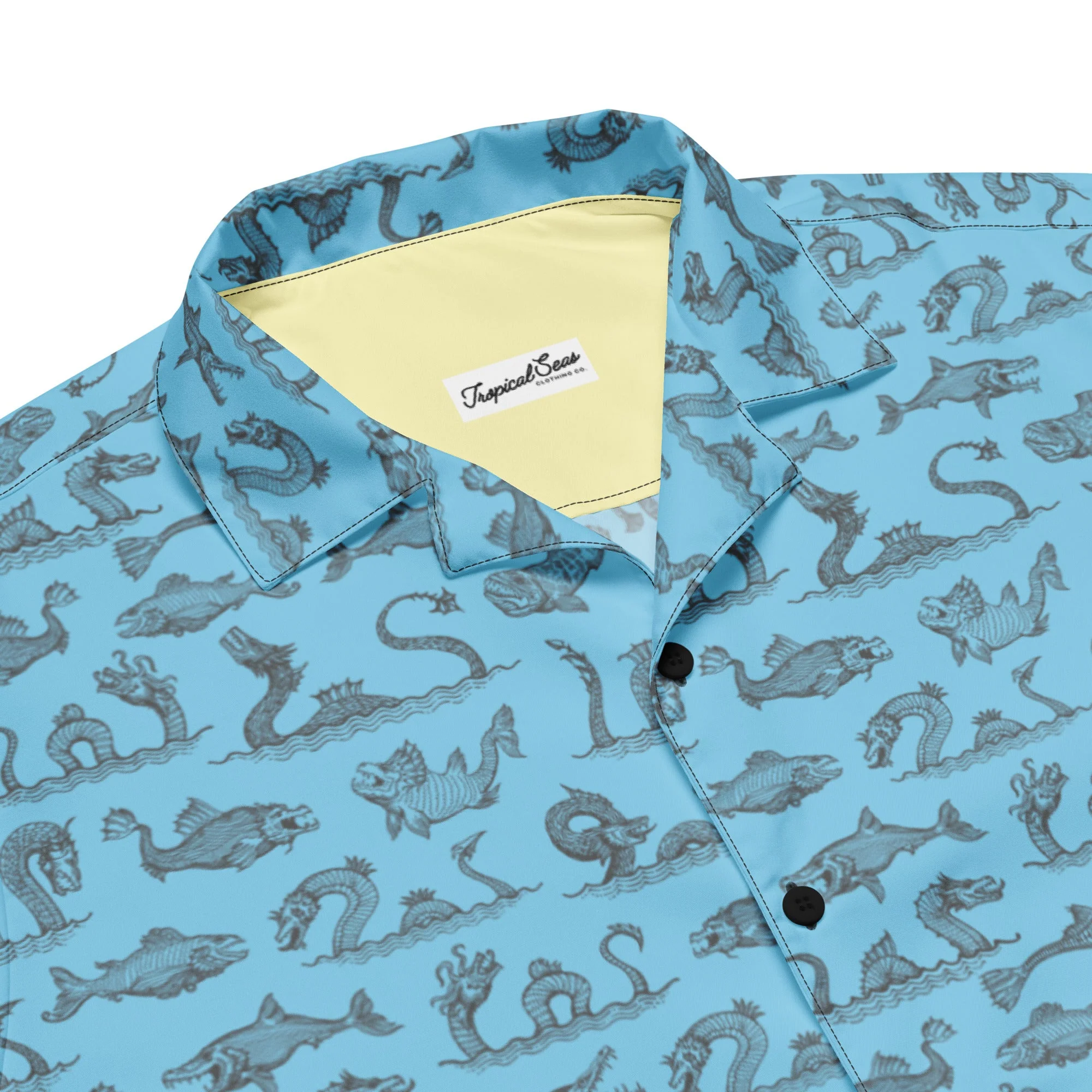 Legends of the Deep Button Down Hawaiian Shirt- Coastal Summer 2024 Collection - Image 2