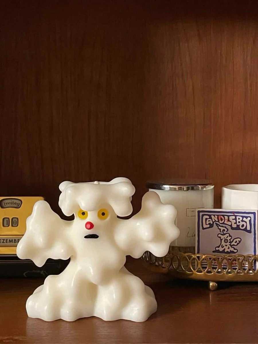Lil Monster Soy Wax Scented Candle, Handmade Halloween Decorative Candles - Image 10