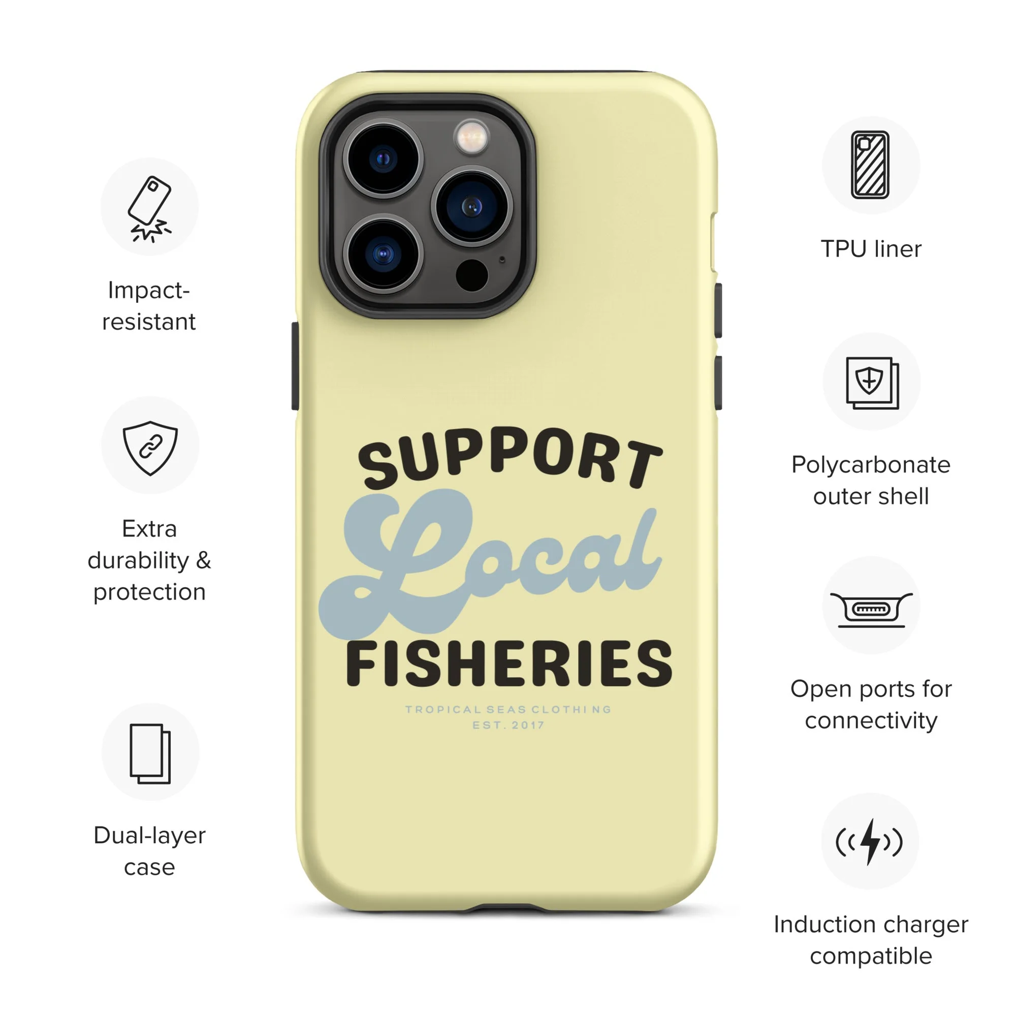 Local Fisheries Tough Case for iPhone® - Image 9