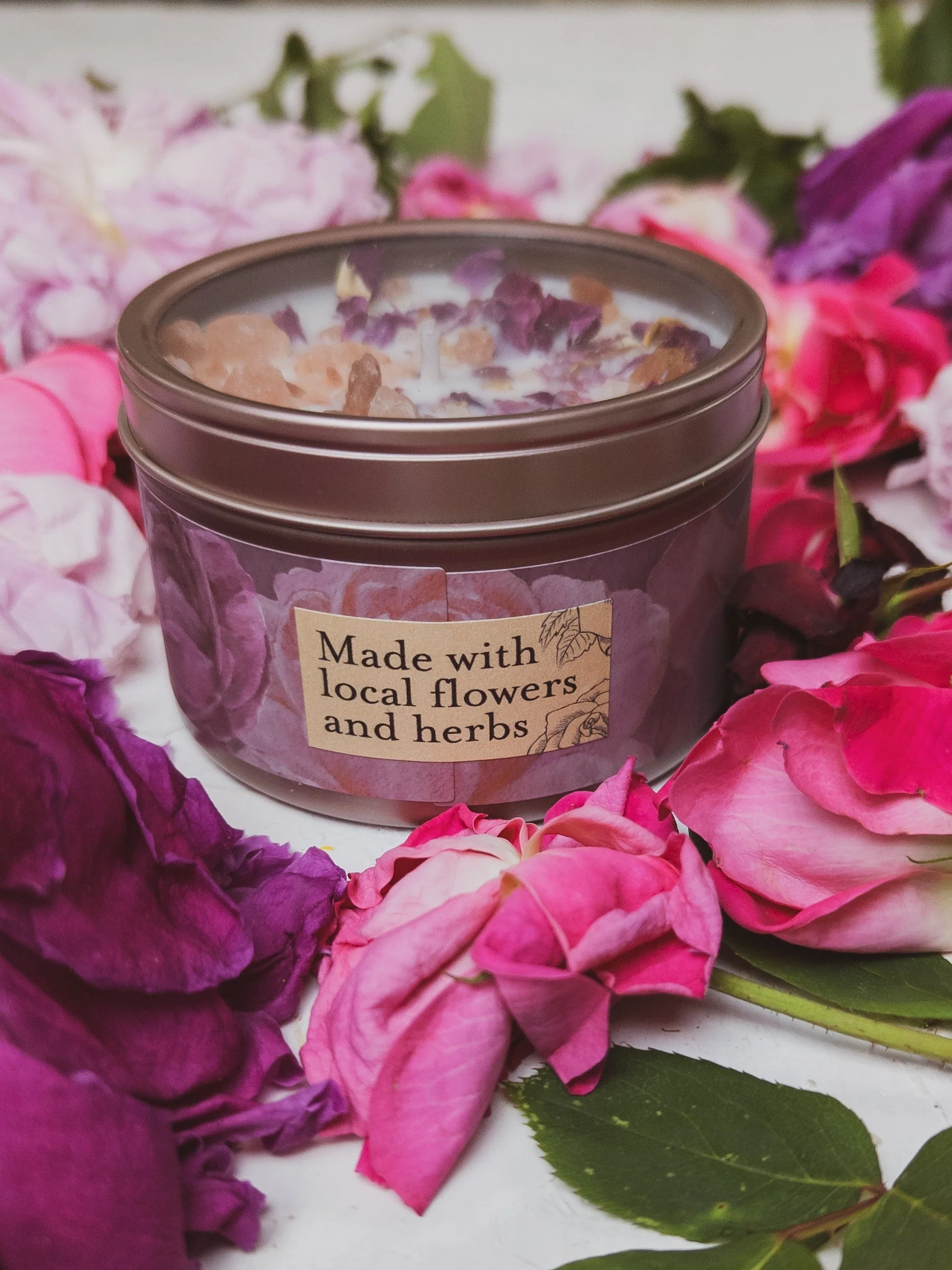 LOVE NOTES Rose + Pink Salt Candle by Ash & Rose - Image 12