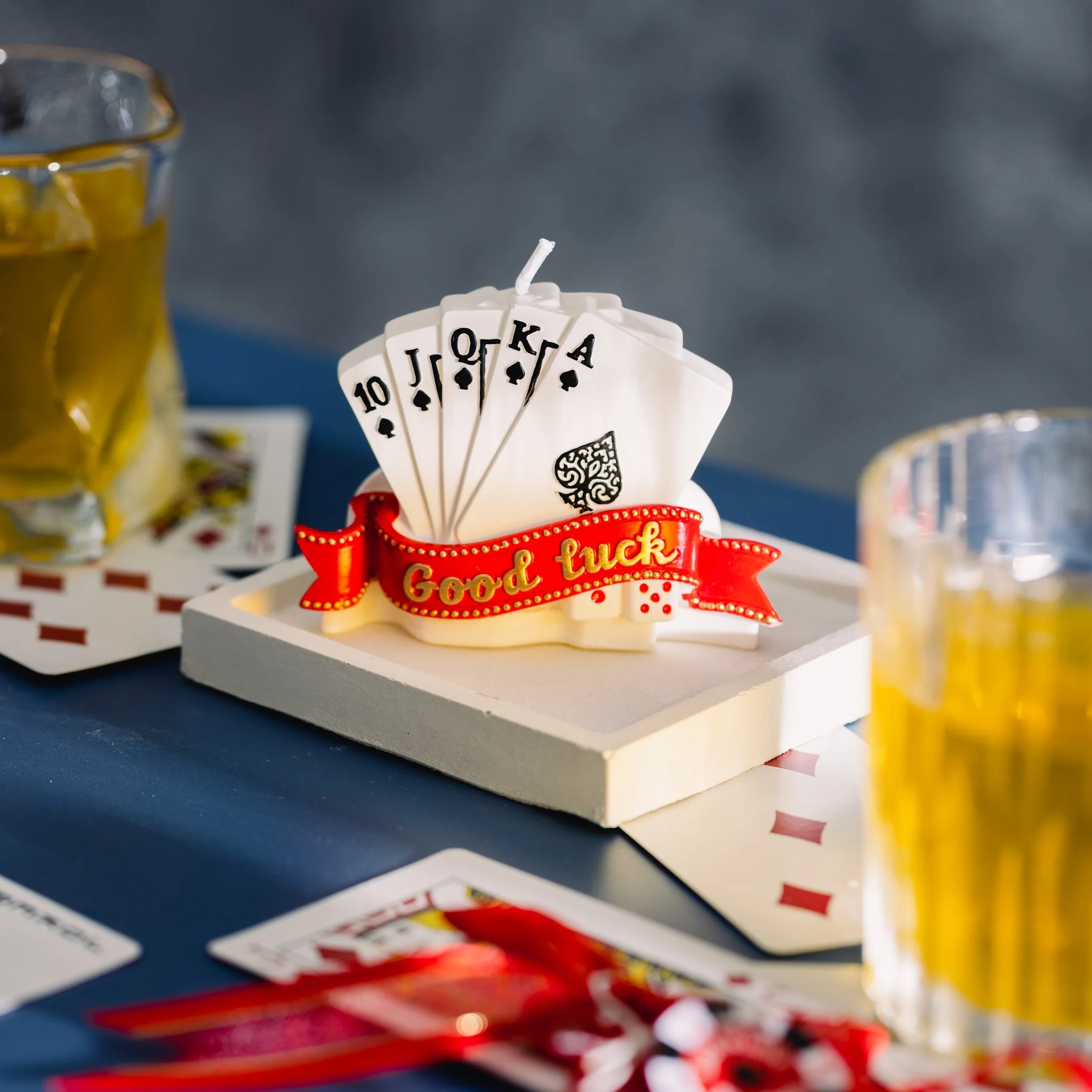 Lucky Poker Candle - Image 3
