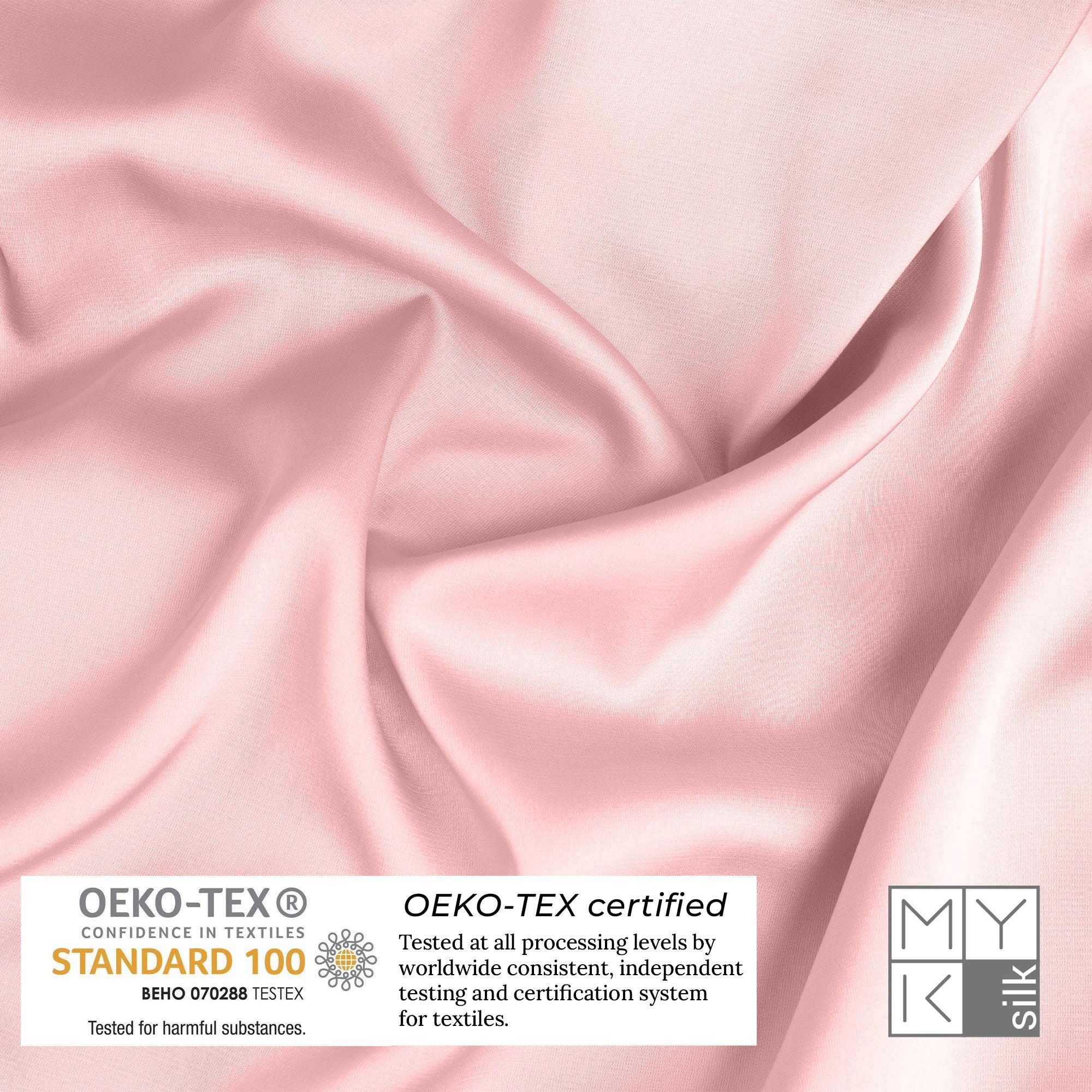 Luxury Mulberry Silk Pillowcase with Cotton Underside (25 momme) - Image 12