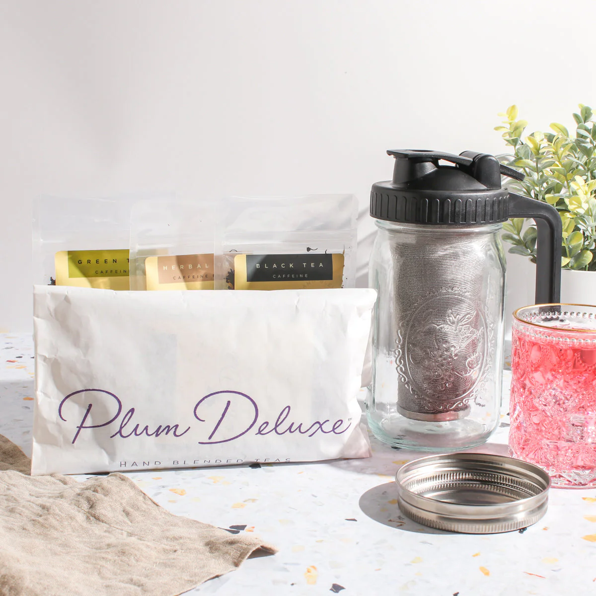Maison Brew - Cold Brew Iced Tea Mason Jar by Plum Deluxe Tea - Image 7