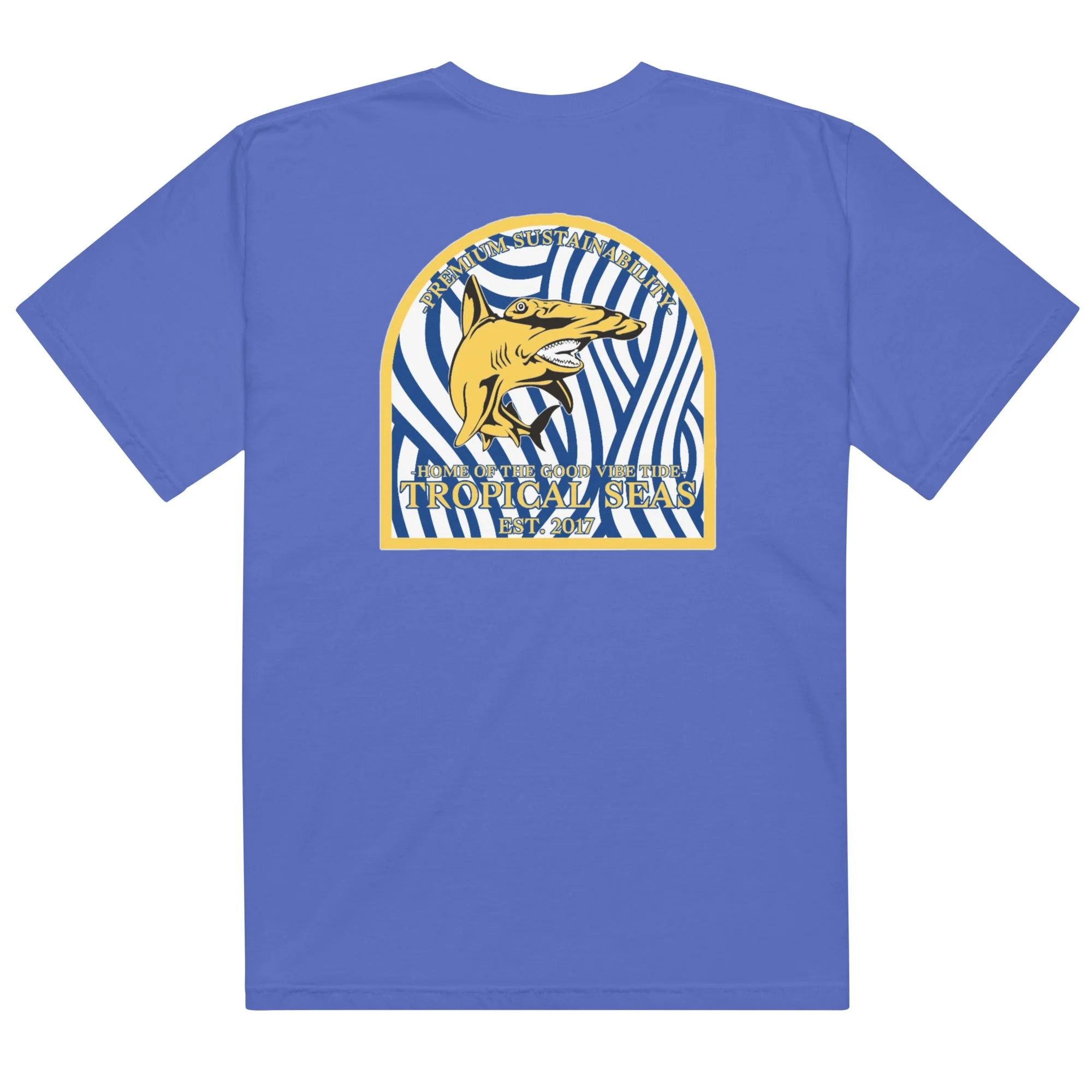 Men’s Hammerhead Shark Heavyweight T-Shirt - Image 7