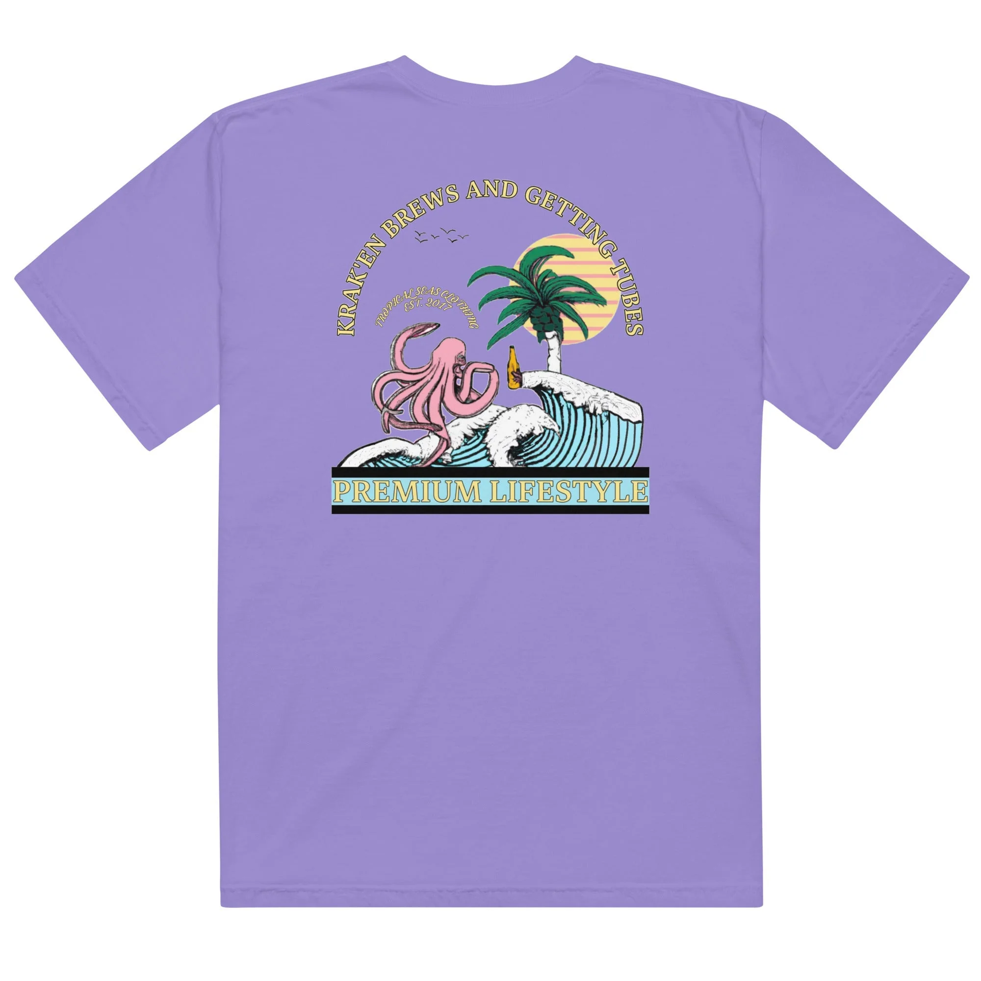 Men’s Premium Lifestyle heavyweight t-shirt - Image 13